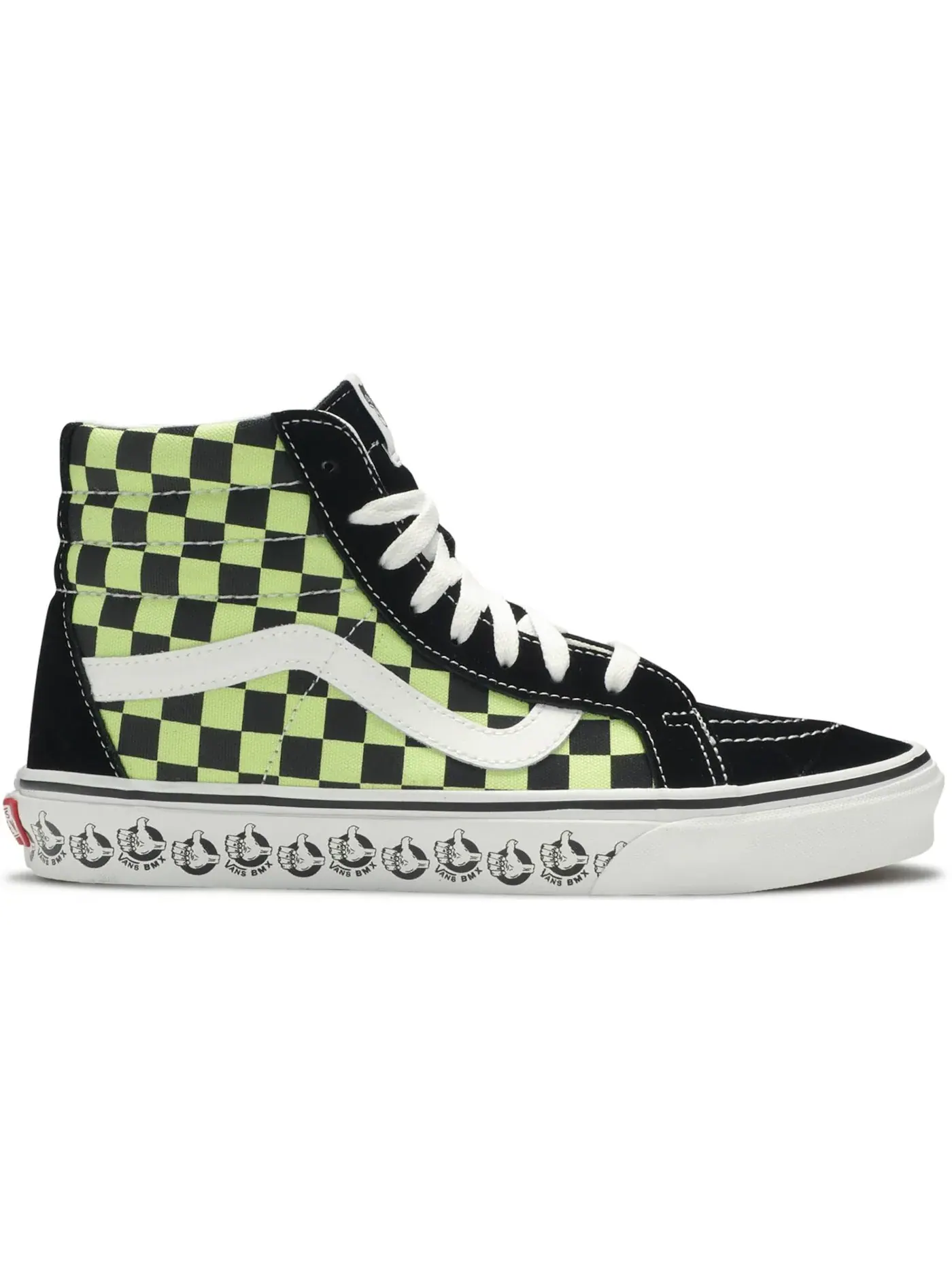 Мужские кроссовки высокие Vans Sk8-Hi BMX — изображение 1 из 1, черный/зеленый