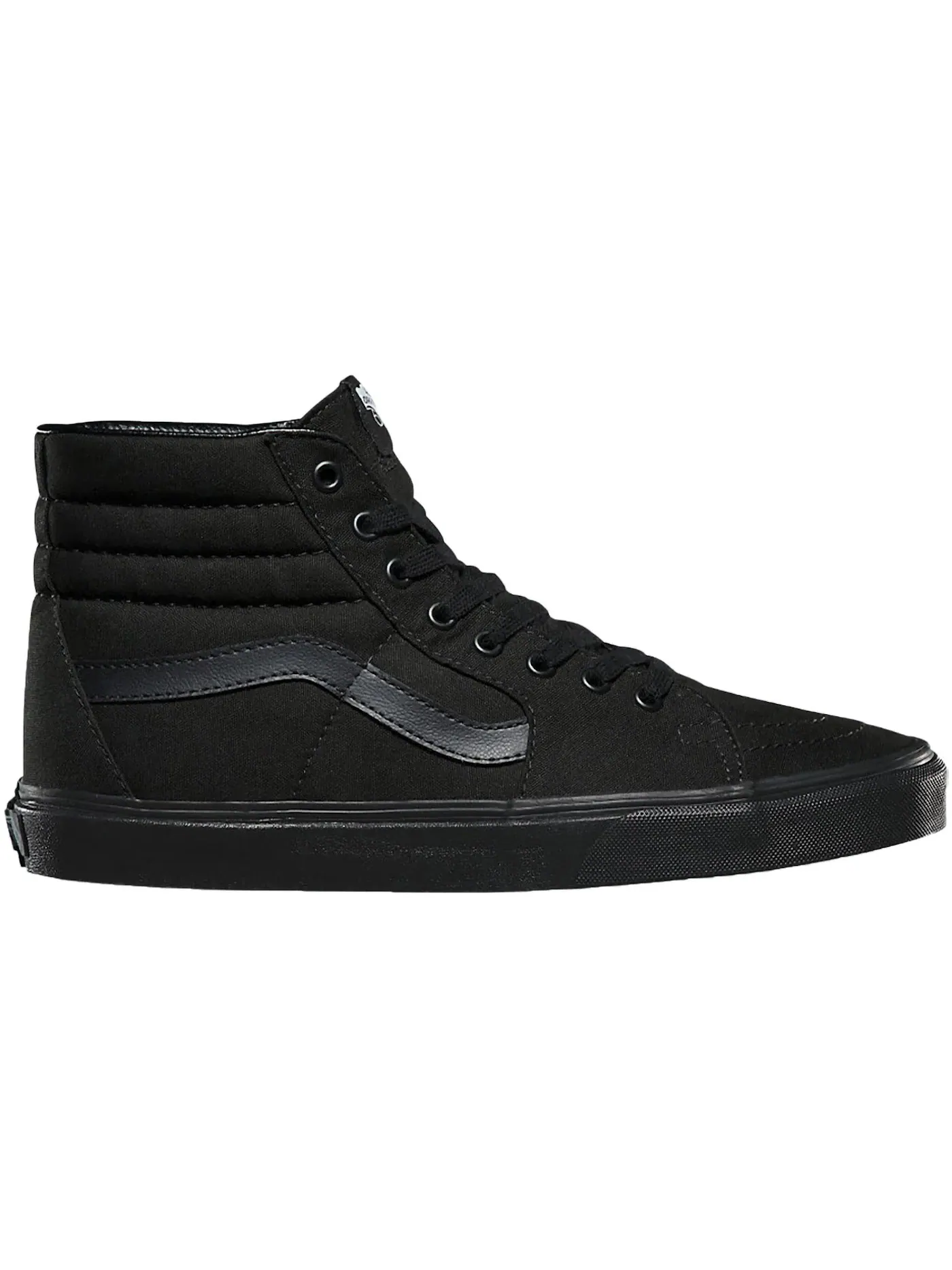 Мужские кроссовки на шнуровке Vans Sk8-Hi Canvas — изображение 1 из 1, черный/черный/черный