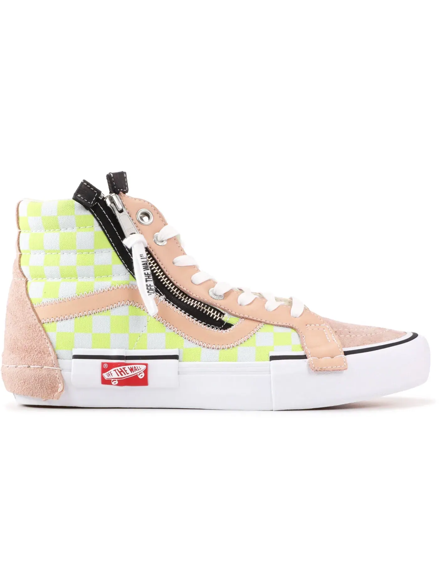 Мужские кроссовки высокие с деконструированным кепи Vans Sk8-Hi Cap — изображение 1 из 1, розовый/синий