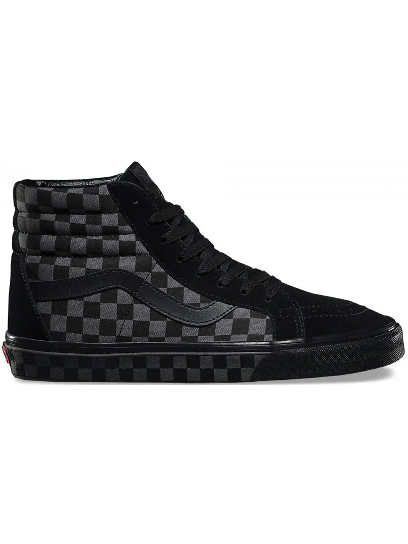Мужские кроссовки высокие с принтом Vans Sk8-Hi — изображение 1 из 1, черный
