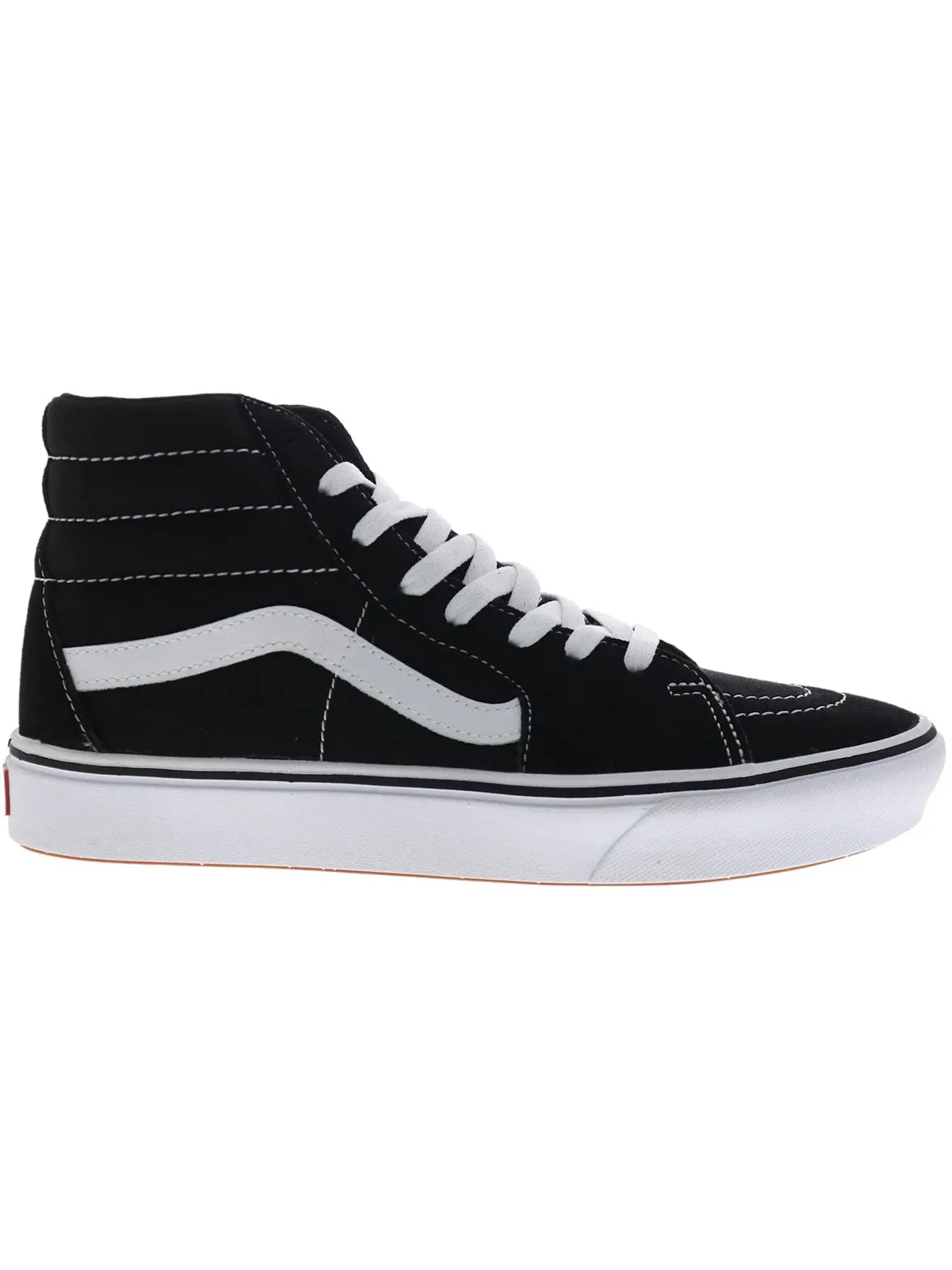 Мужские кроссовки высокие с технологией Comfycush Vans Sk8-Hi — изображение 1 из 1, черный/белый