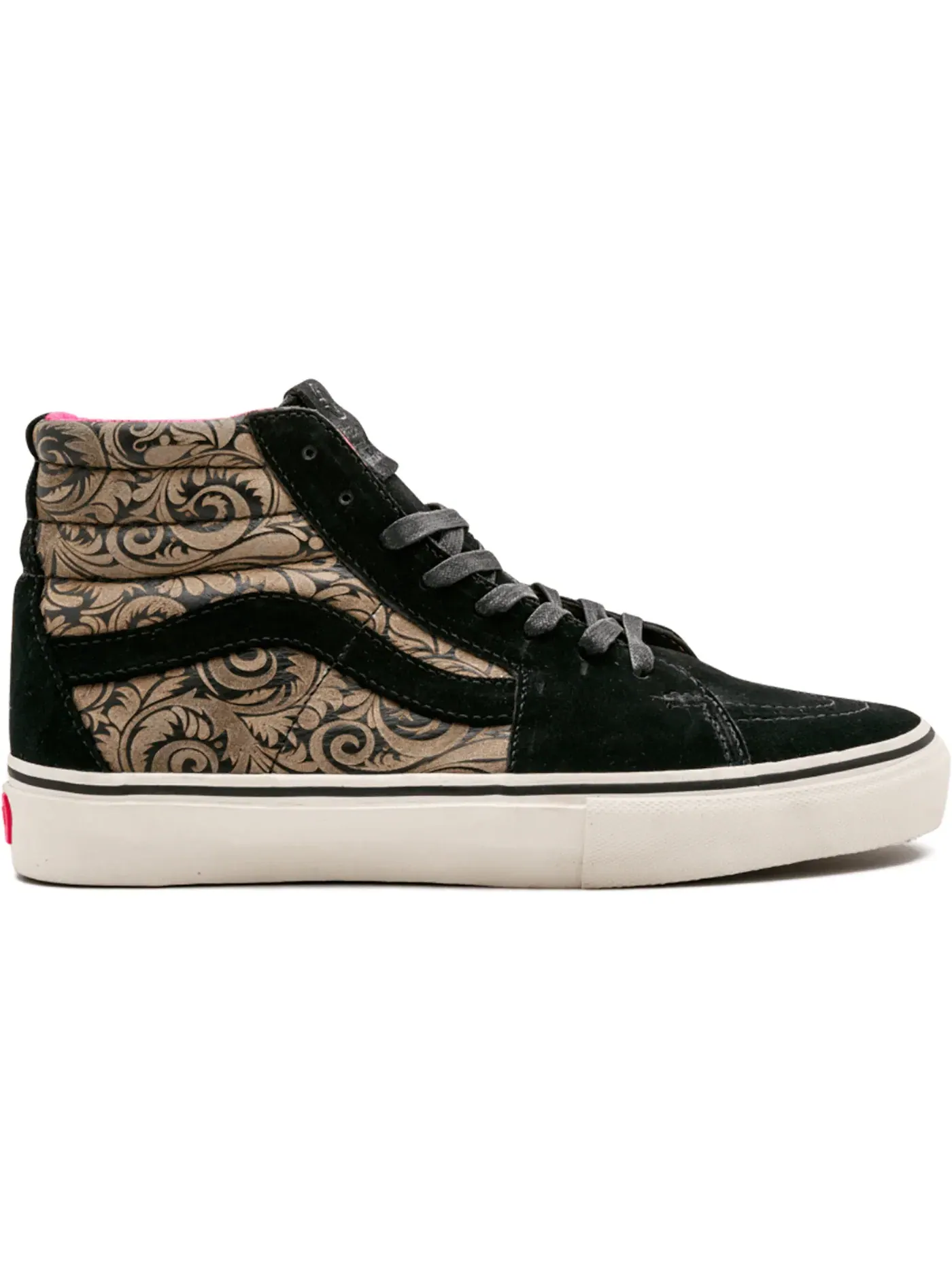 Мужские кроссовки высокие с брендовой расцветкой Vans Sk8-Hi Concepts Combat Zone — изображение 1 из 1, черный