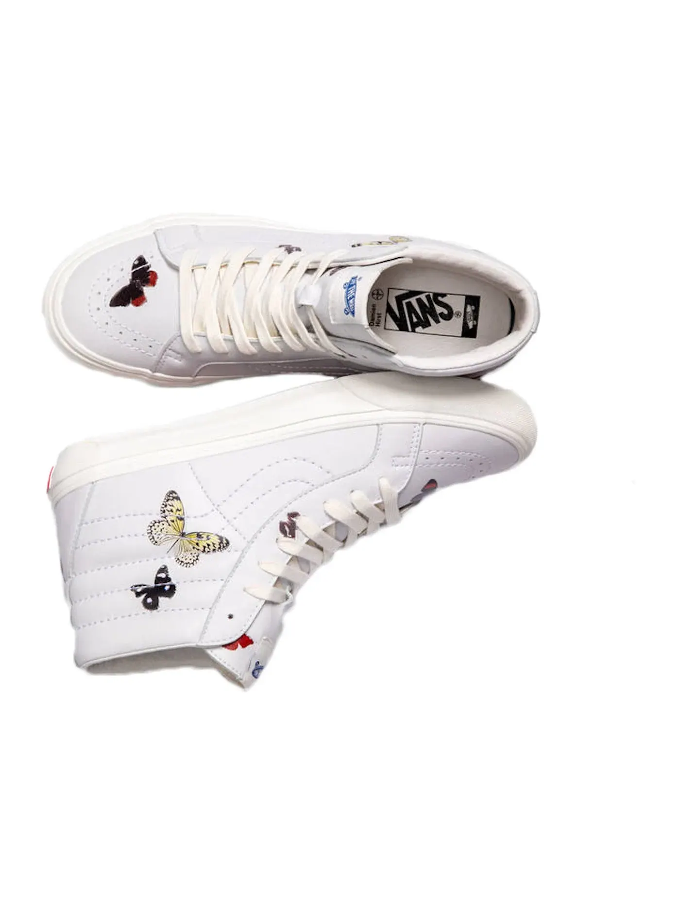 Мужские кроссовки с принтом Vans Sk8-Hi Reissue VLT LX Damien Hirst Butterfly, Butterfly/Marshmallow — изображение 1 из 1