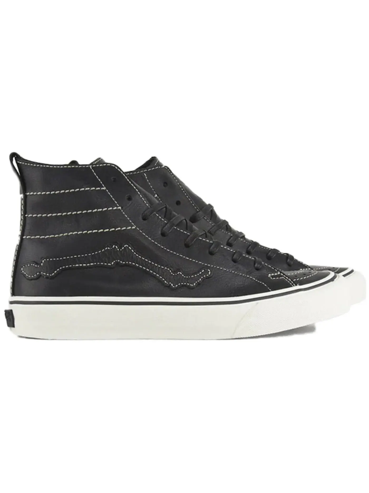 Мужские кроссовки повседневные Vans Sk8-Hi Decon LX — изображение 1 из 1, черный/черный/белый