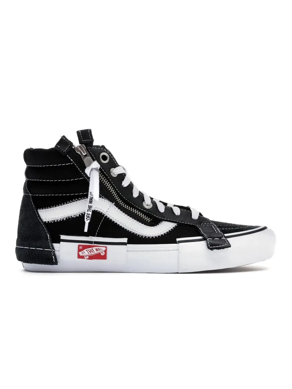 Мужские кроссовки Lifestyle с деконструированным дизайном Vans Sk8-Hi Vans — изображение 1 из 4, черный