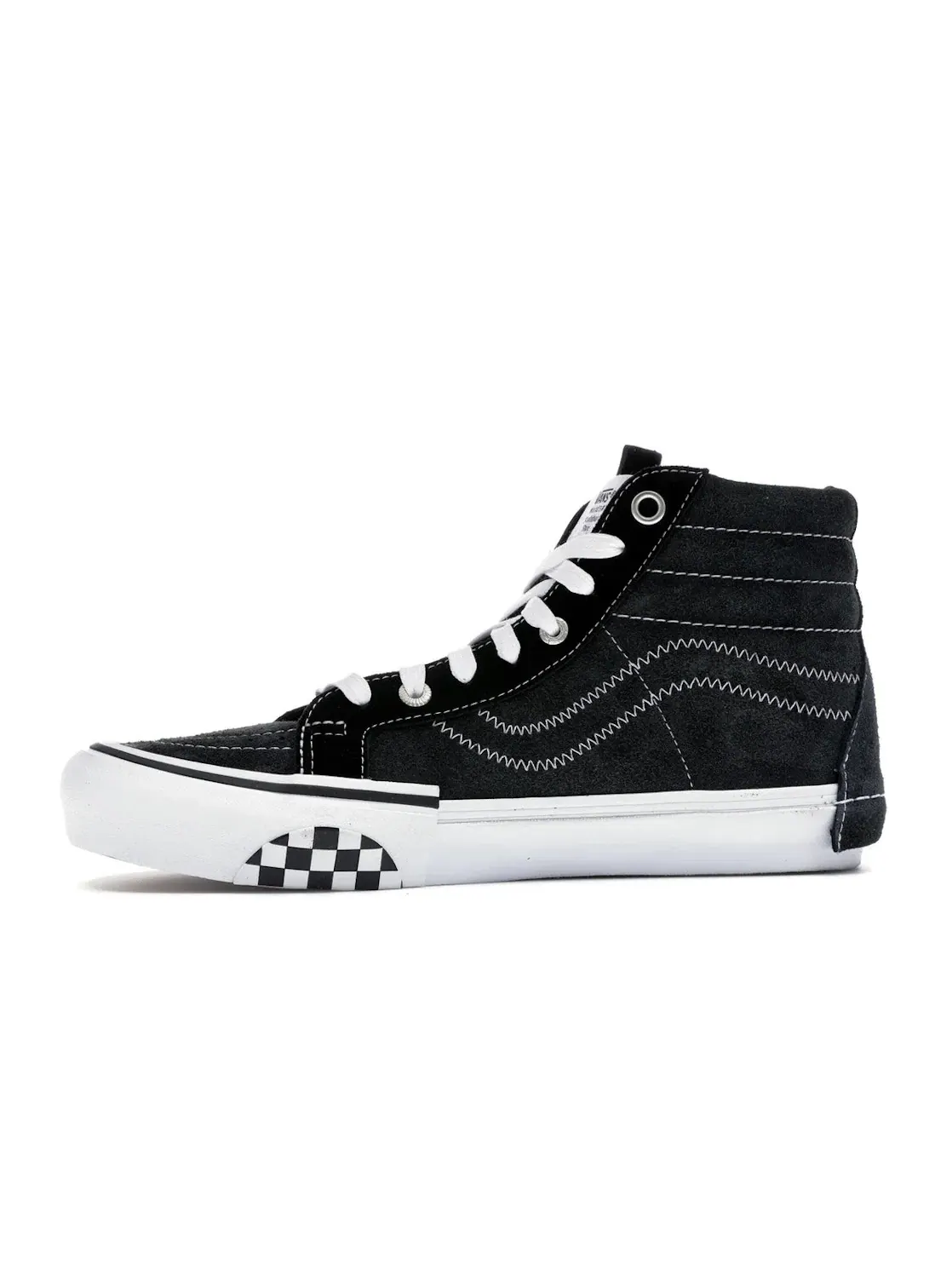 Мужские кроссовки Lifestyle с деконструированным дизайном Vans Sk8-Hi Vans — изображение 3 из 4, черный