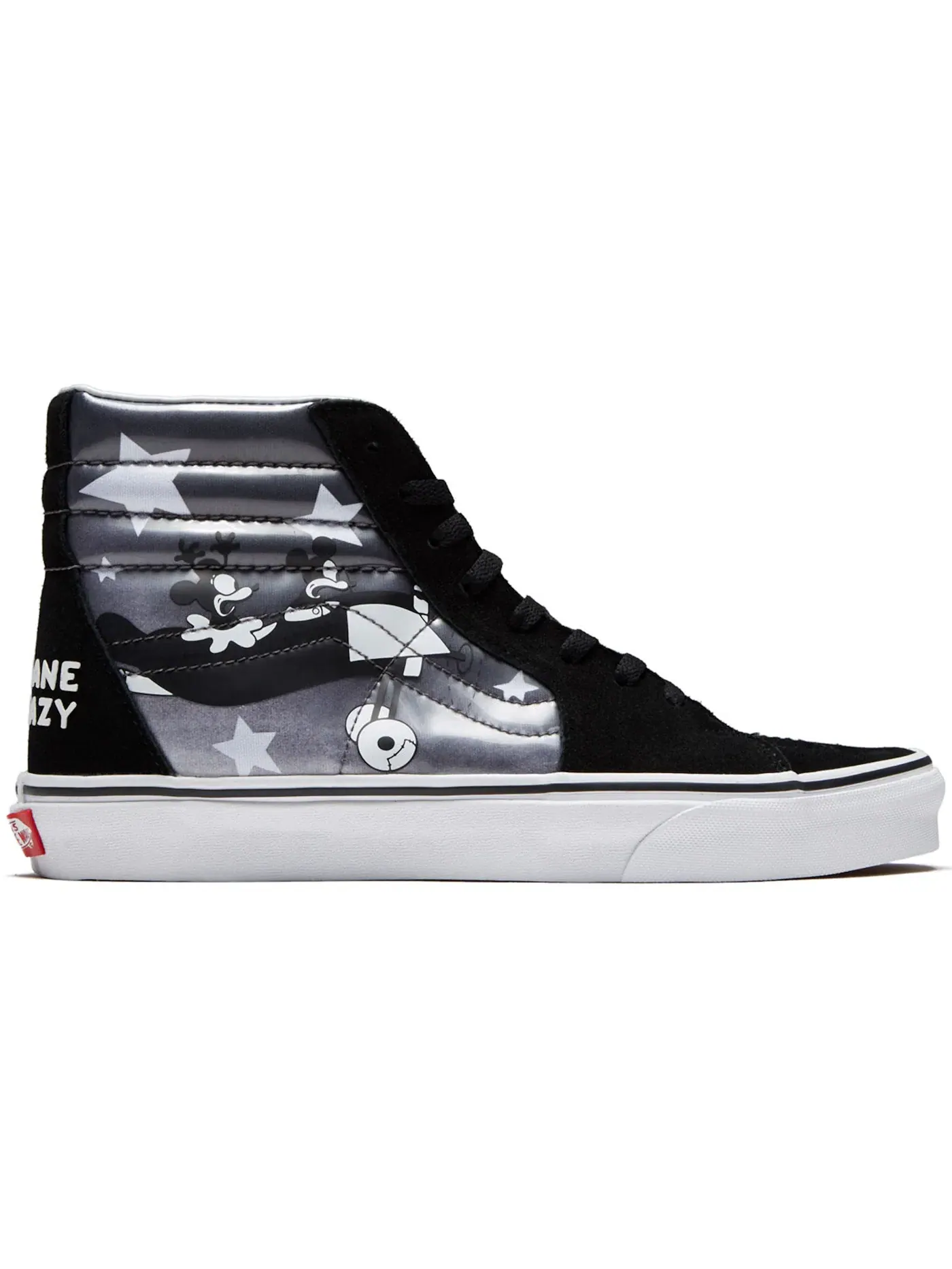Мужские кроссовки высокие с принтом Vans Sk8-Hi — изображение 1 из 1, белый