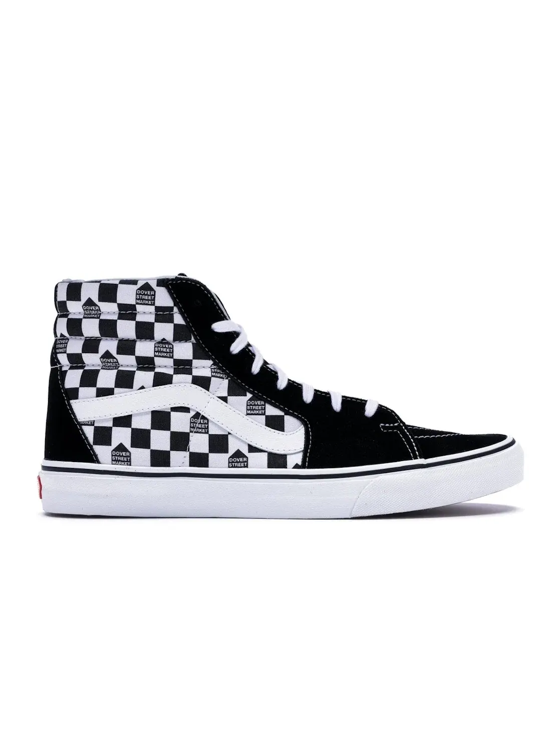 Мужские кеды с принтом Vans Sk8-Hi — изображение 1 из 4, черный/белый