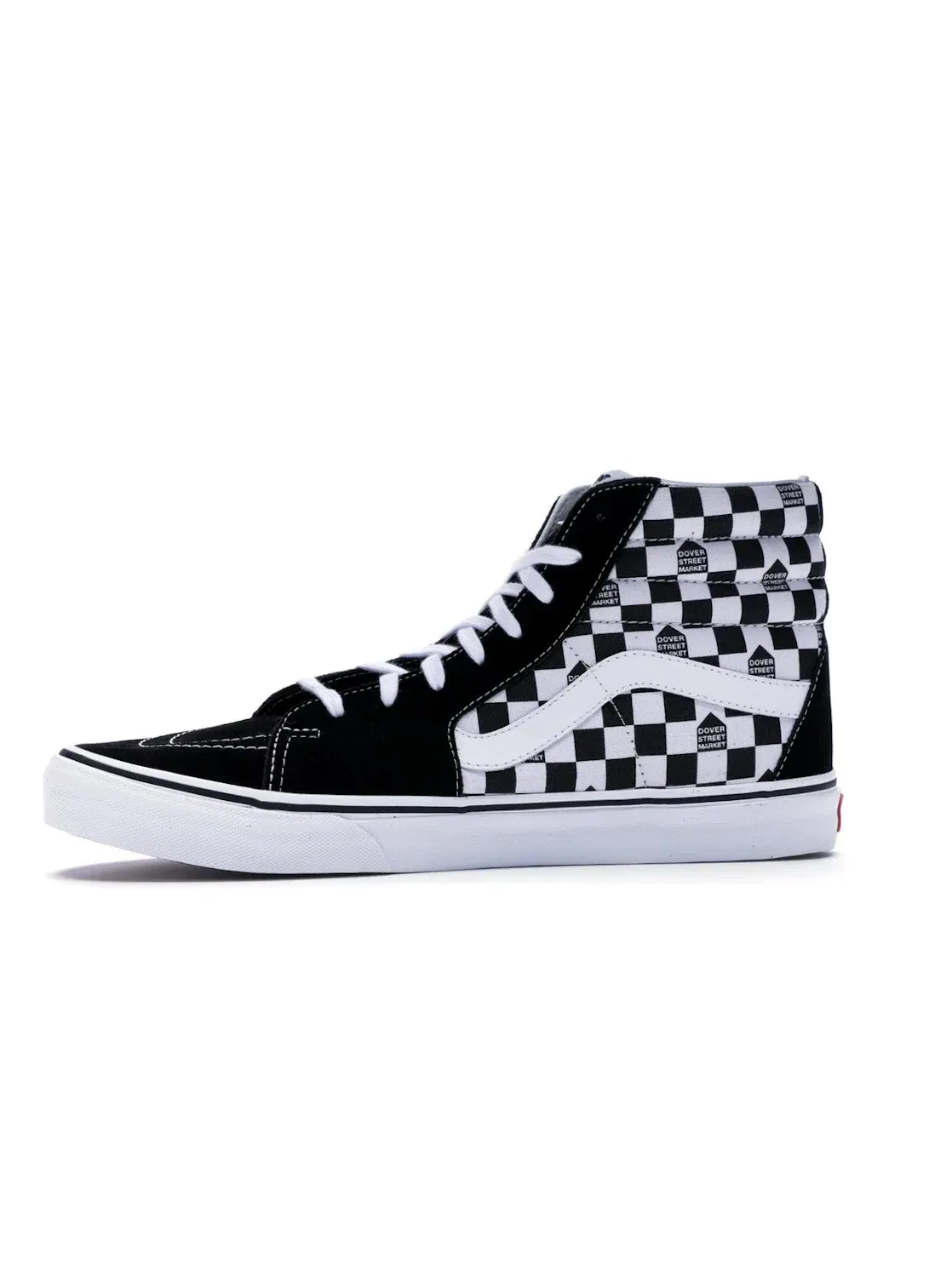 Мужские кеды с принтом Vans Sk8-Hi — изображение 3 из 4, черный/белый