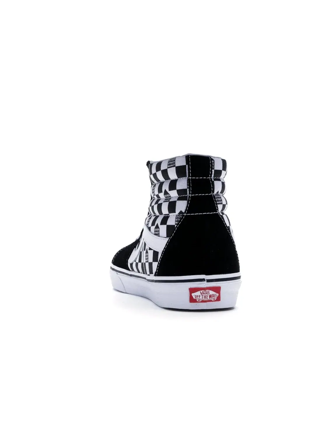 Мужские кеды с принтом Vans Sk8-Hi — изображение 4 из 4, черный/белый