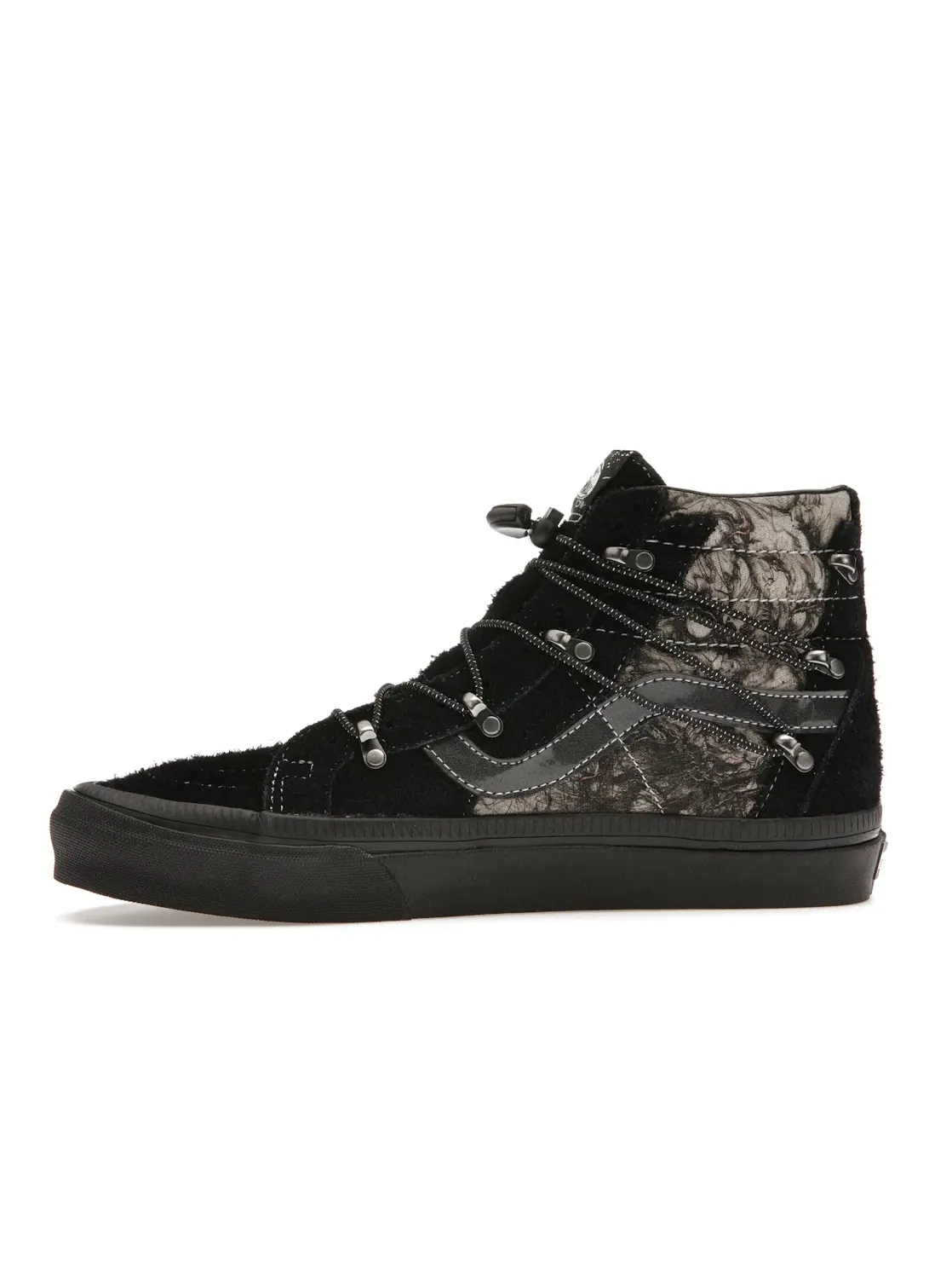 Унисекс-кроссовки с принтом Vans Sk8-Hi Echo DX HuaTunan Year of the Tiger — изображение 3 из 4, черный/черный-зеленый