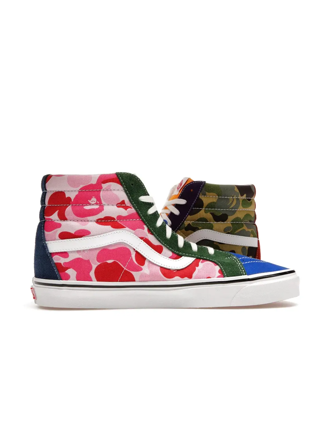 Мужские кроссовки с принтом Vans Sk8-Hi DX BAPE — изображение 3 из 4, мульти мульти мульти