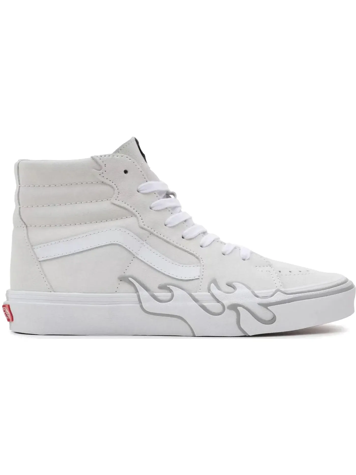 Мужские кроссовки с принтом Vans Sk8-Hi Flame Vans — изображение 1 из 1, белый