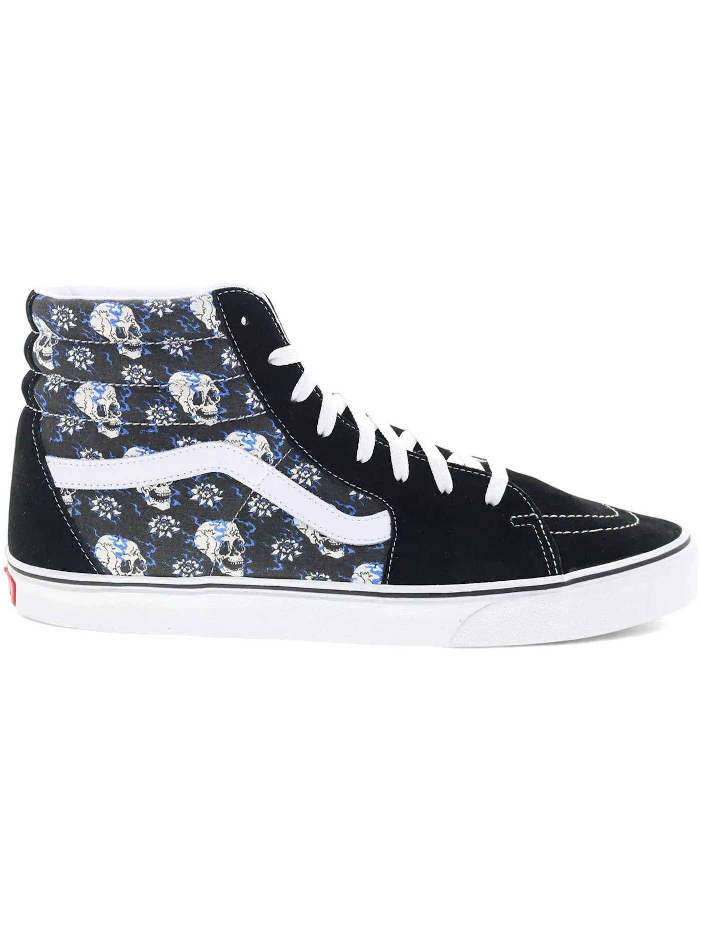 Мужские кроссовки Lifestyle с принтом Vans Sk8-Hi — изображение 1 из 1, черный/белый