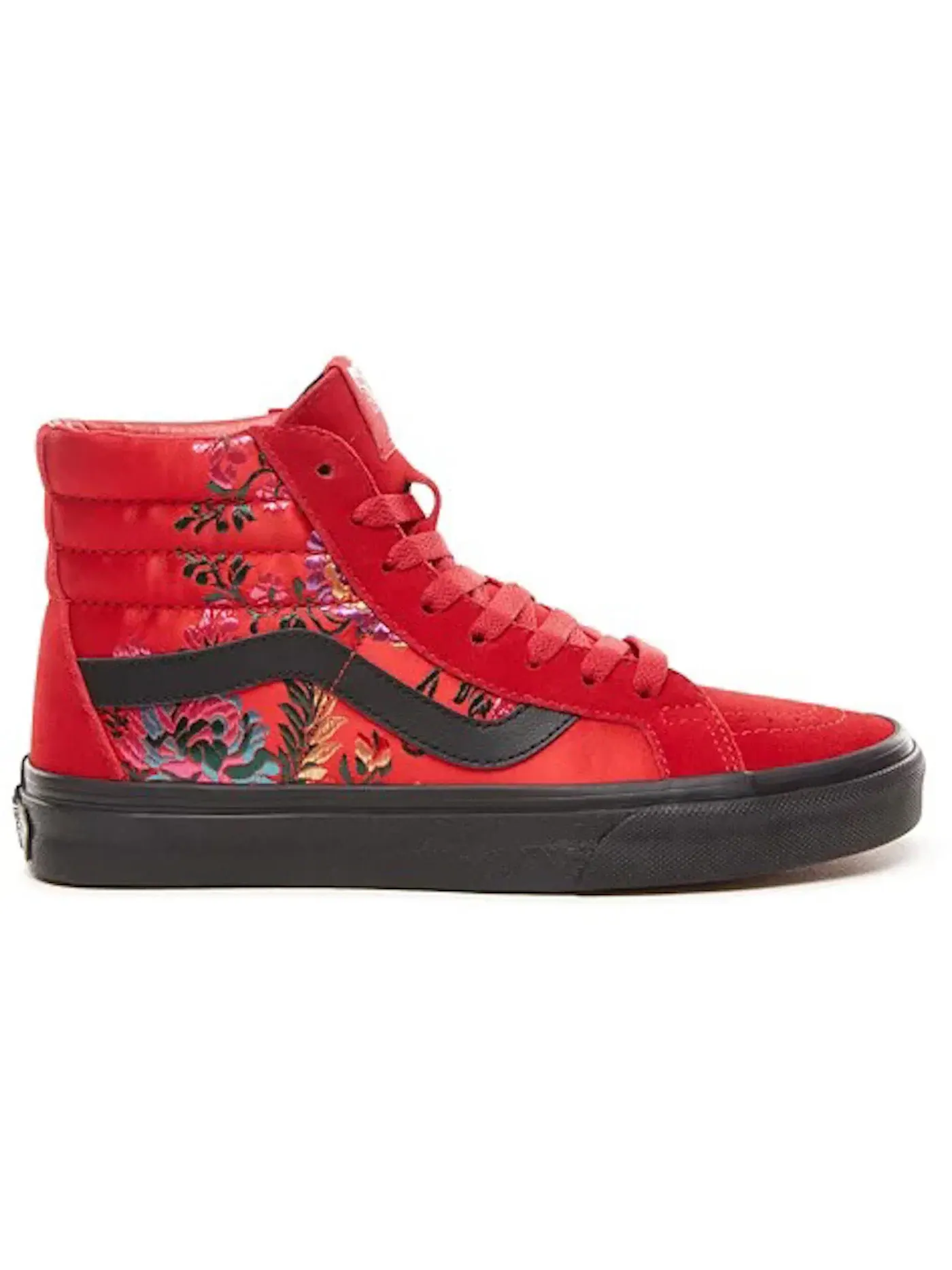 Мужские кроссовки Lifestyle Vans Sk8-Hi Festival Satin — изображение 1 из 1, красный черный