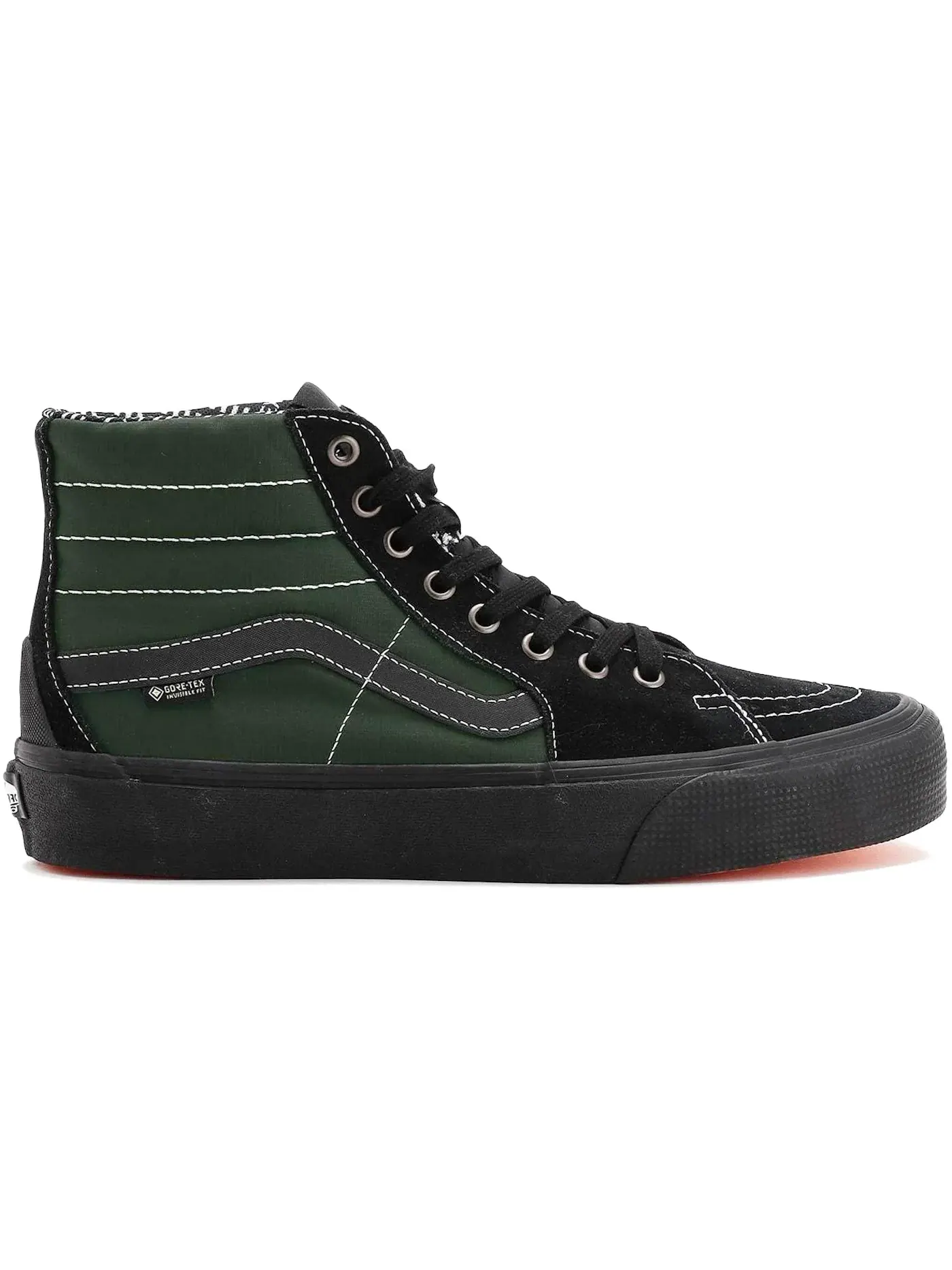 Мужские кроссовки Lifestyle Vans Sk8-Hi Gore-Tex — изображение 1 из 1, черный/зеленый