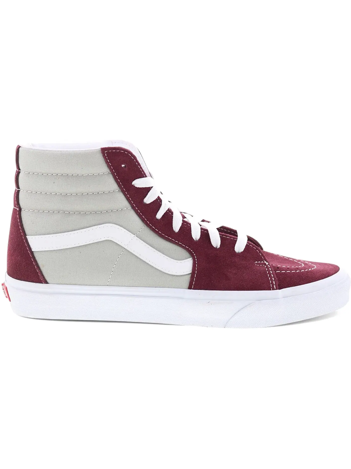 Мужские кроссовки Lifestyle Vans Sk8-Hi — изображение 1 из 1, серый красный