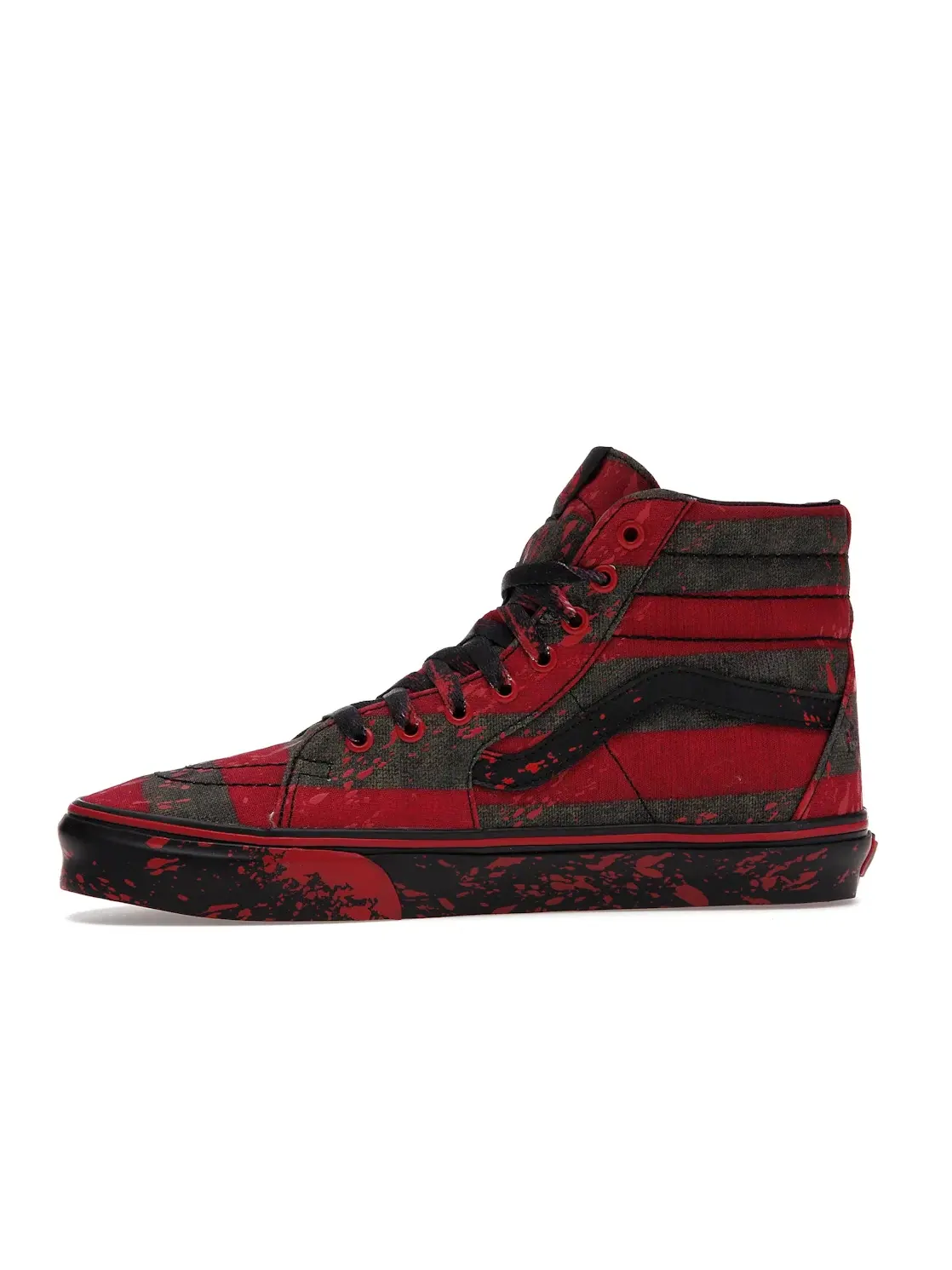 Мужские кроссовки с принтом Vans Sk8-Hi — изображение 3 из 4, черный/красный/зеленый
