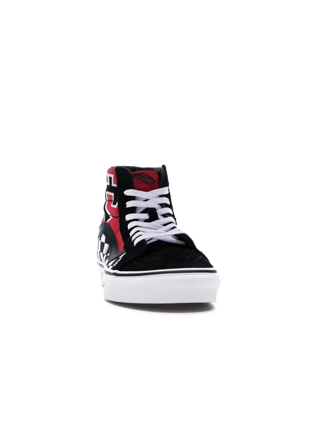 Мужские кроссовки на высокой подошве Vans Sk8-Hi — изображение 2 из 4, черный/белый-красный