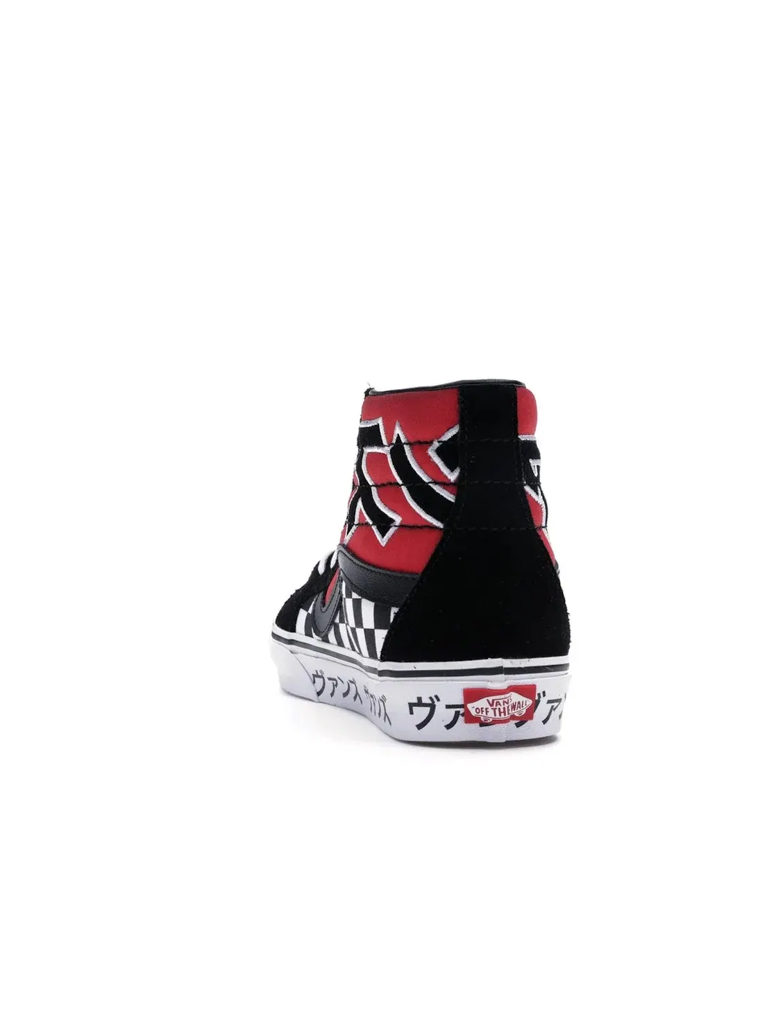 Мужские кроссовки на высокой подошве Vans Sk8-Hi — изображение 4 из 4, черный/белый-красный