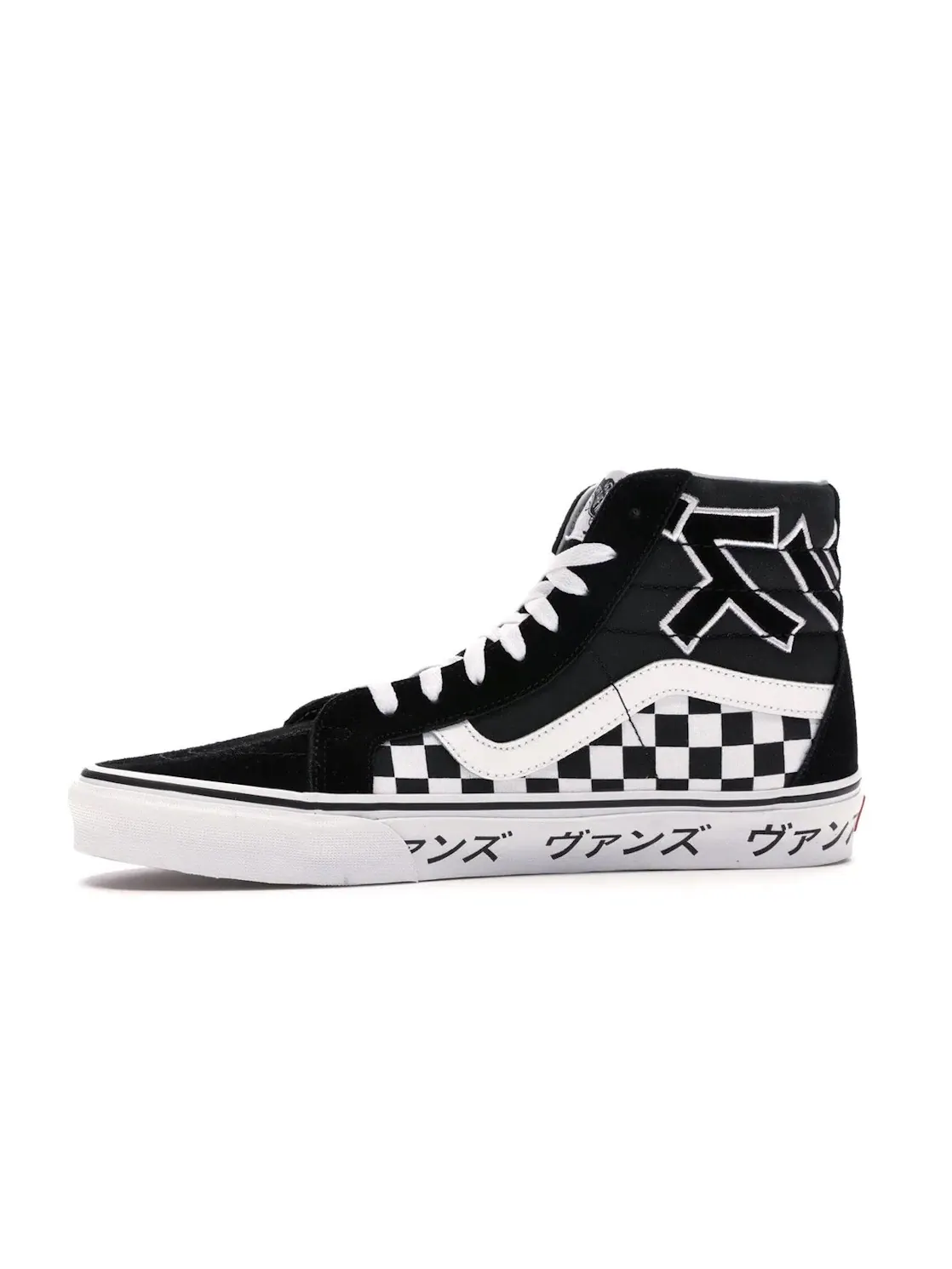 Мужские кроссовки с высоким верхом Vans Sk8-Hi — изображение 3 из 4, черный/белый