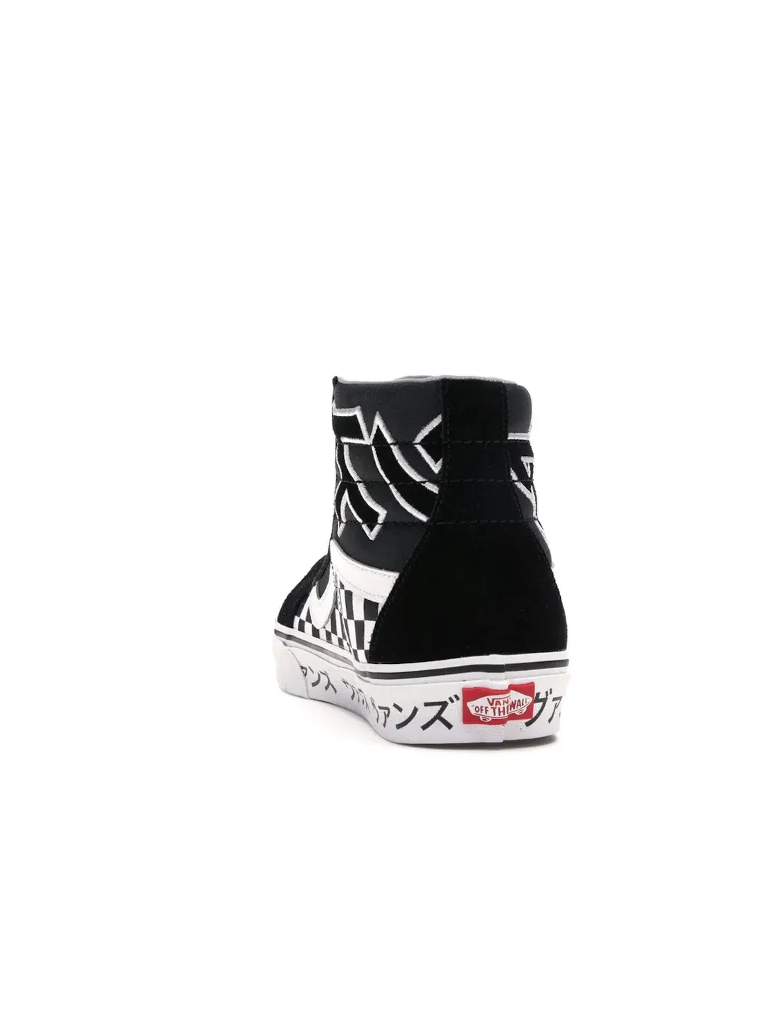 Мужские кроссовки с высоким верхом Vans Sk8-Hi — изображение 4 из 4, черный/белый