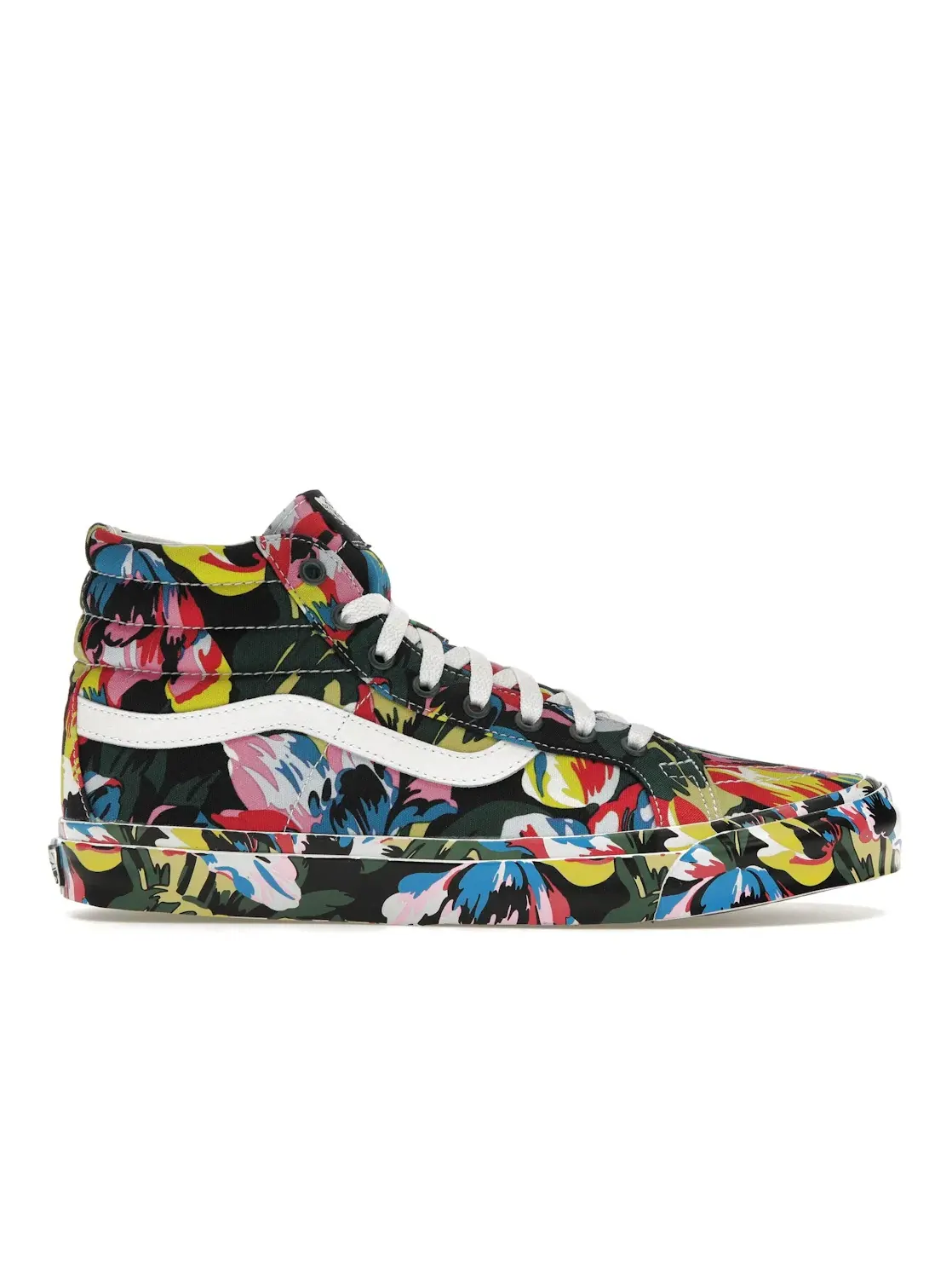 Мужские кроссовки высокие с принтом Vans Sk8-Hi KENZO — изображение 1 из 4, зеленый/белый