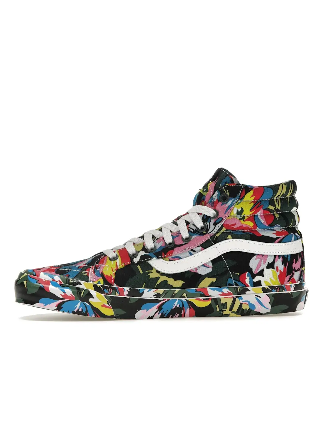 Мужские кроссовки высокие с принтом Vans Sk8-Hi KENZO — изображение 3 из 4, зеленый/белый