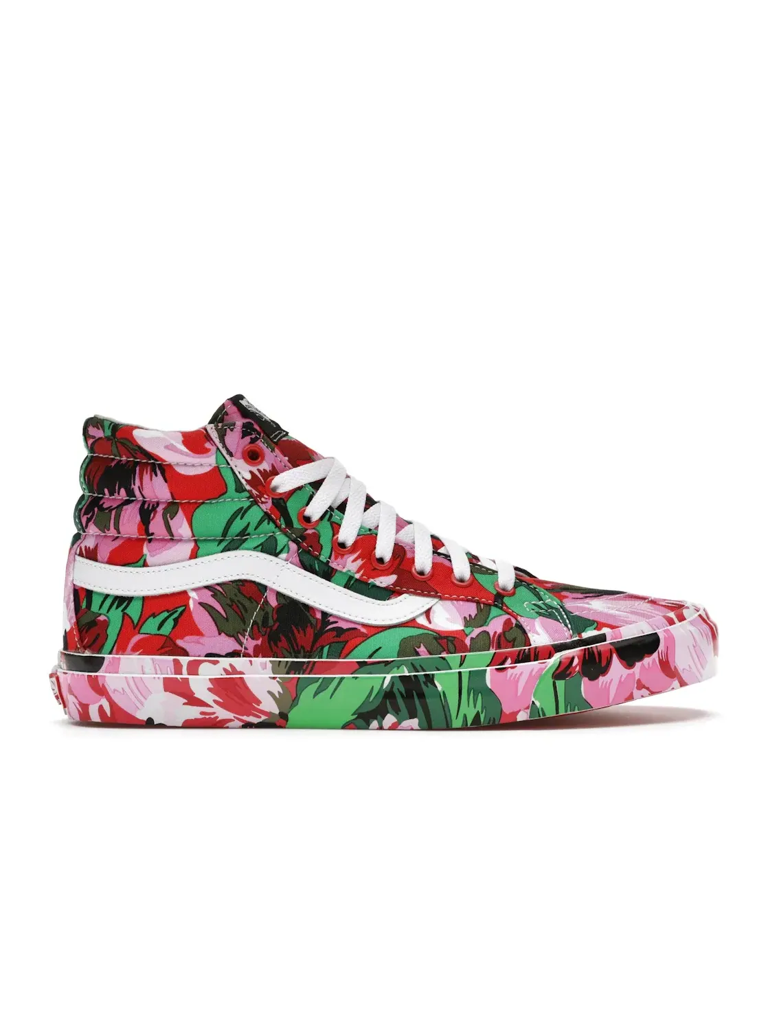 Мужские кроссовки высокие с принтом Vans Sk8-Hi KENZO — изображение 1 из 4, красный/белый