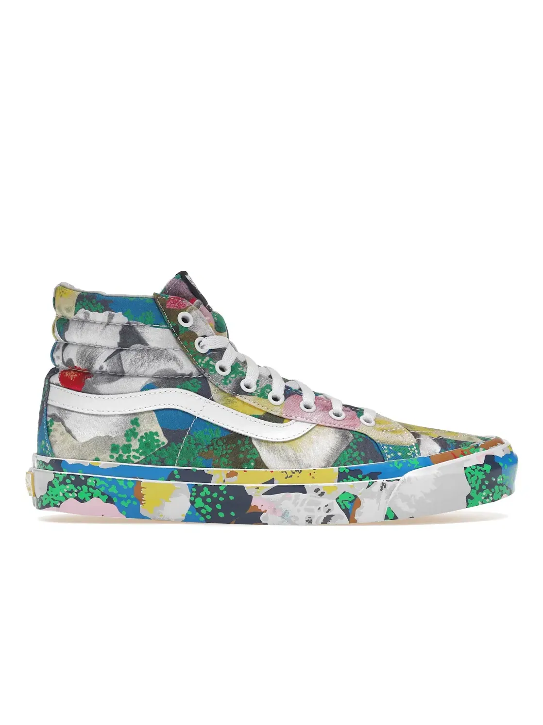 Мужские кроссовки с принтом Vans Sk8-Hi — изображение 1 из 4, желтый/белый