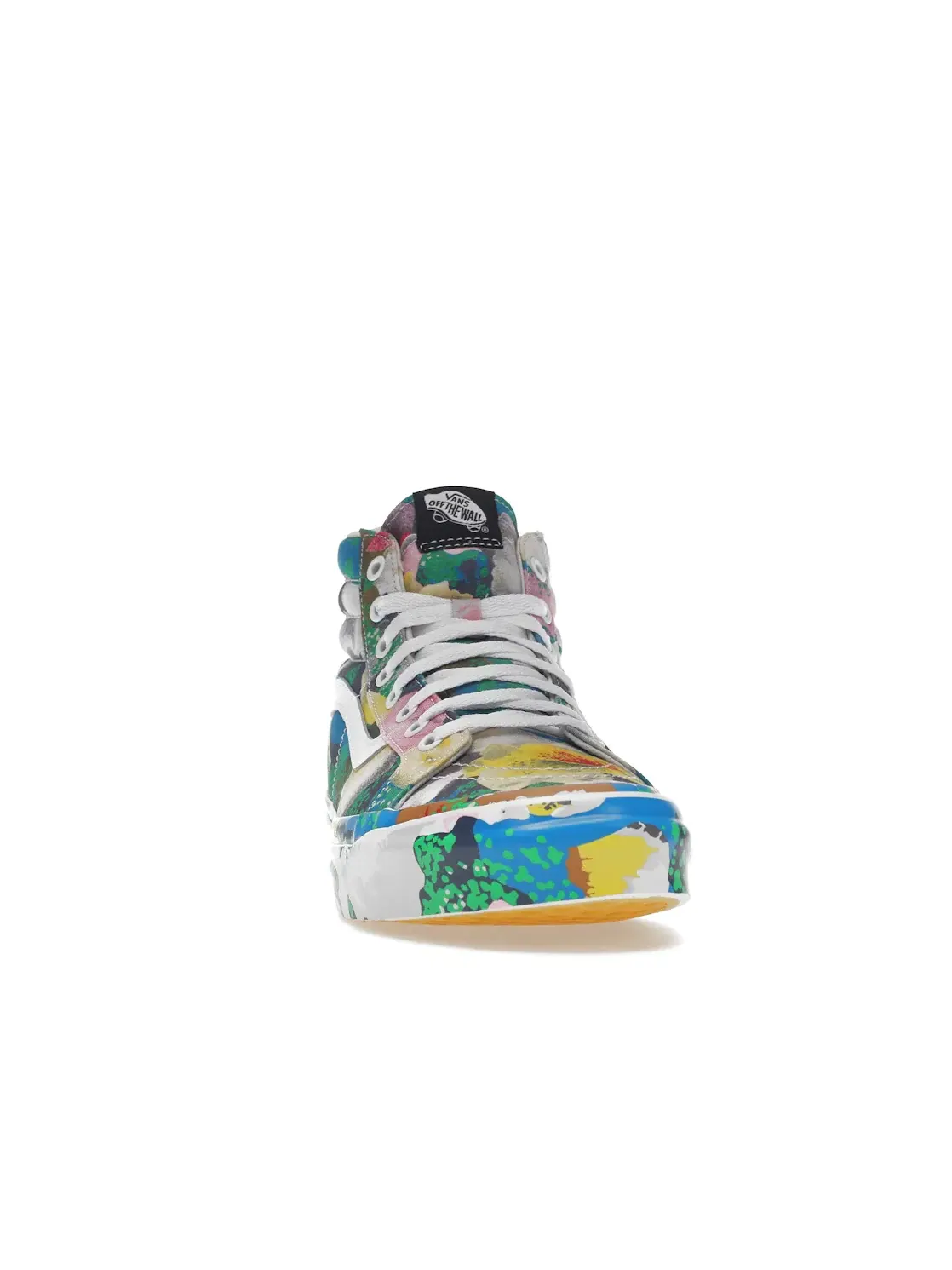 Мужские кроссовки с принтом Vans Sk8-Hi — изображение 2 из 4, желтый/белый