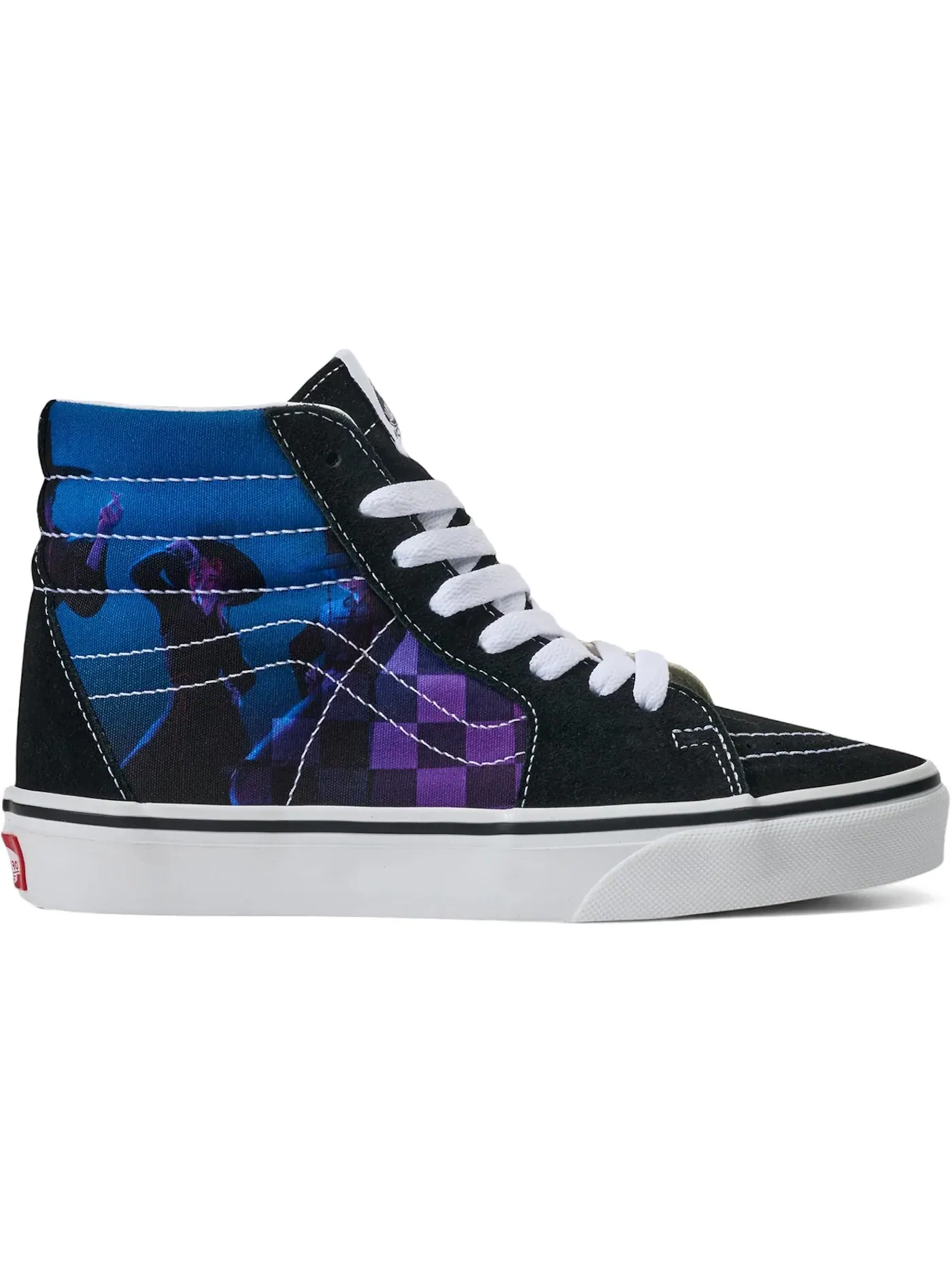 Детские кроссовки высокие с принтом Vans Sk8-Hi KPop Demon Hunters — изображение 1 из 1, черный мульти