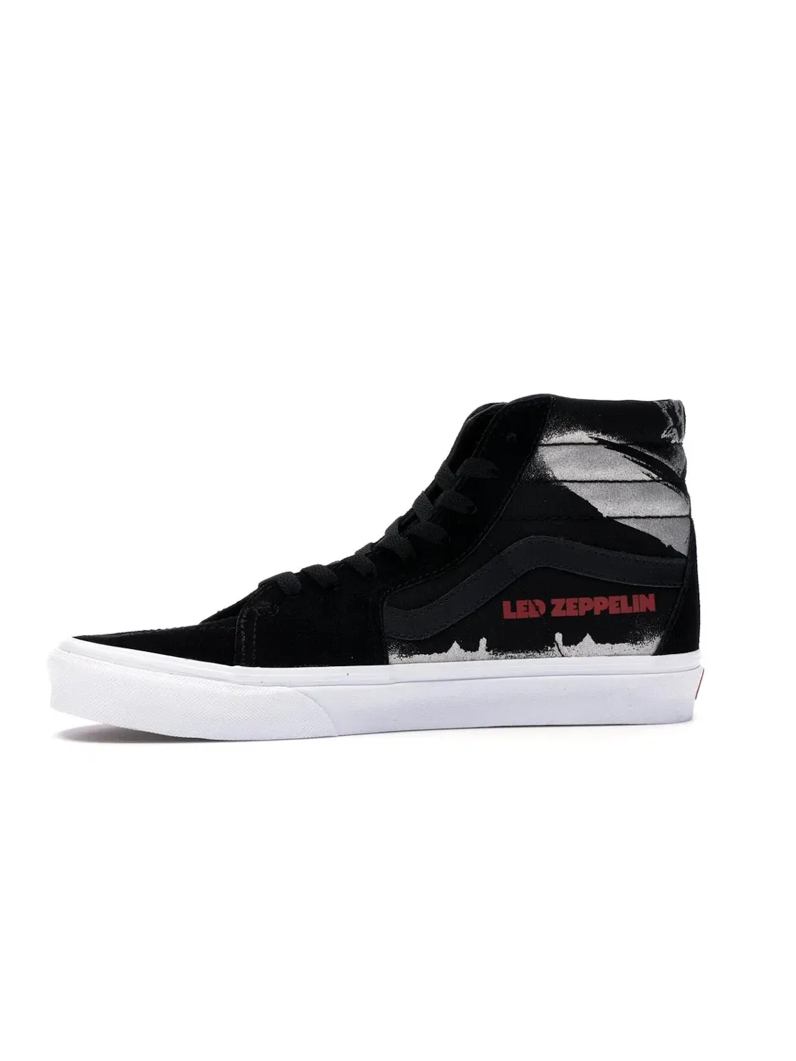 Мужские кроссовки высокий с принтом Vans Sk8-Hi Led Zeppelin Vans — изображение 3 из 4, черный/белый