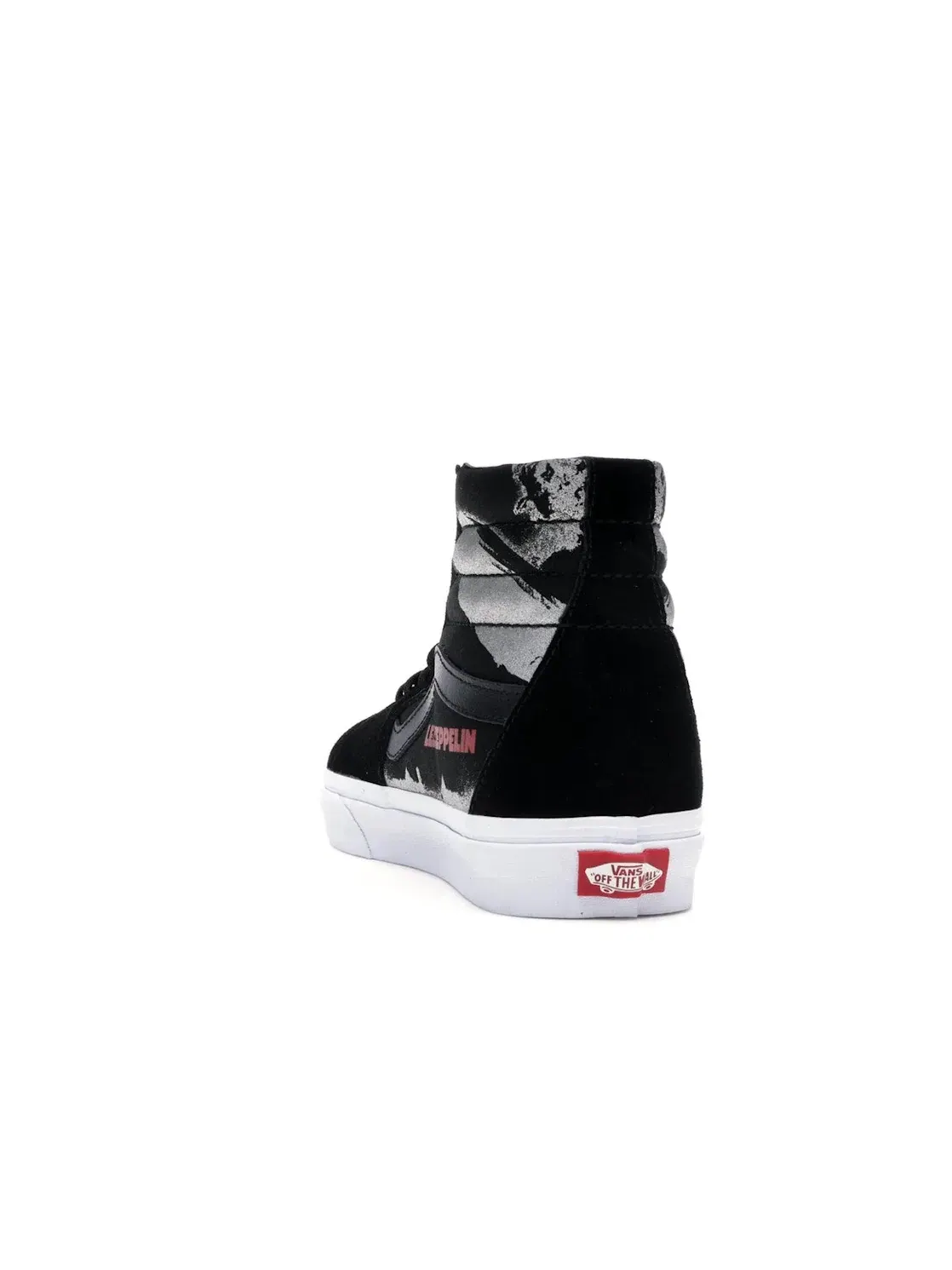 Мужские кроссовки высокий с принтом Vans Sk8-Hi Led Zeppelin Vans — изображение 4 из 4, черный/белый
