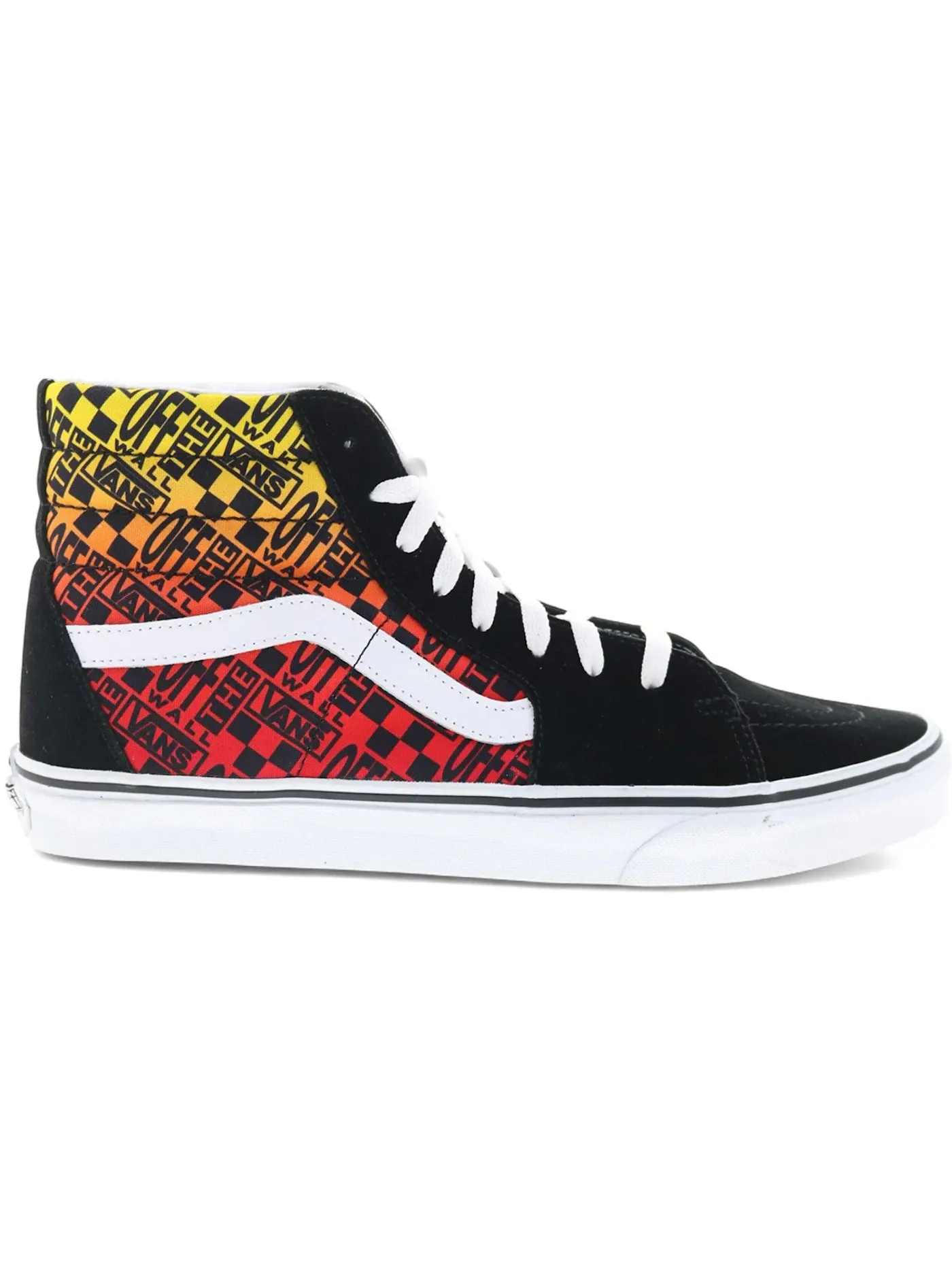 Мужские кеды Lifestyle с принтом Vans Sk8-Hi — изображение 1 из 1, черный/белый