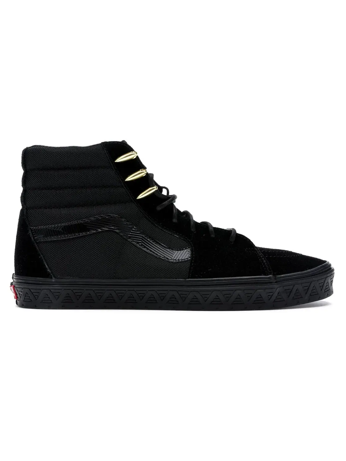 Мужские кроссовки с принтом Sk8-Hi Vans — изображение 1 из 4, черный/черный