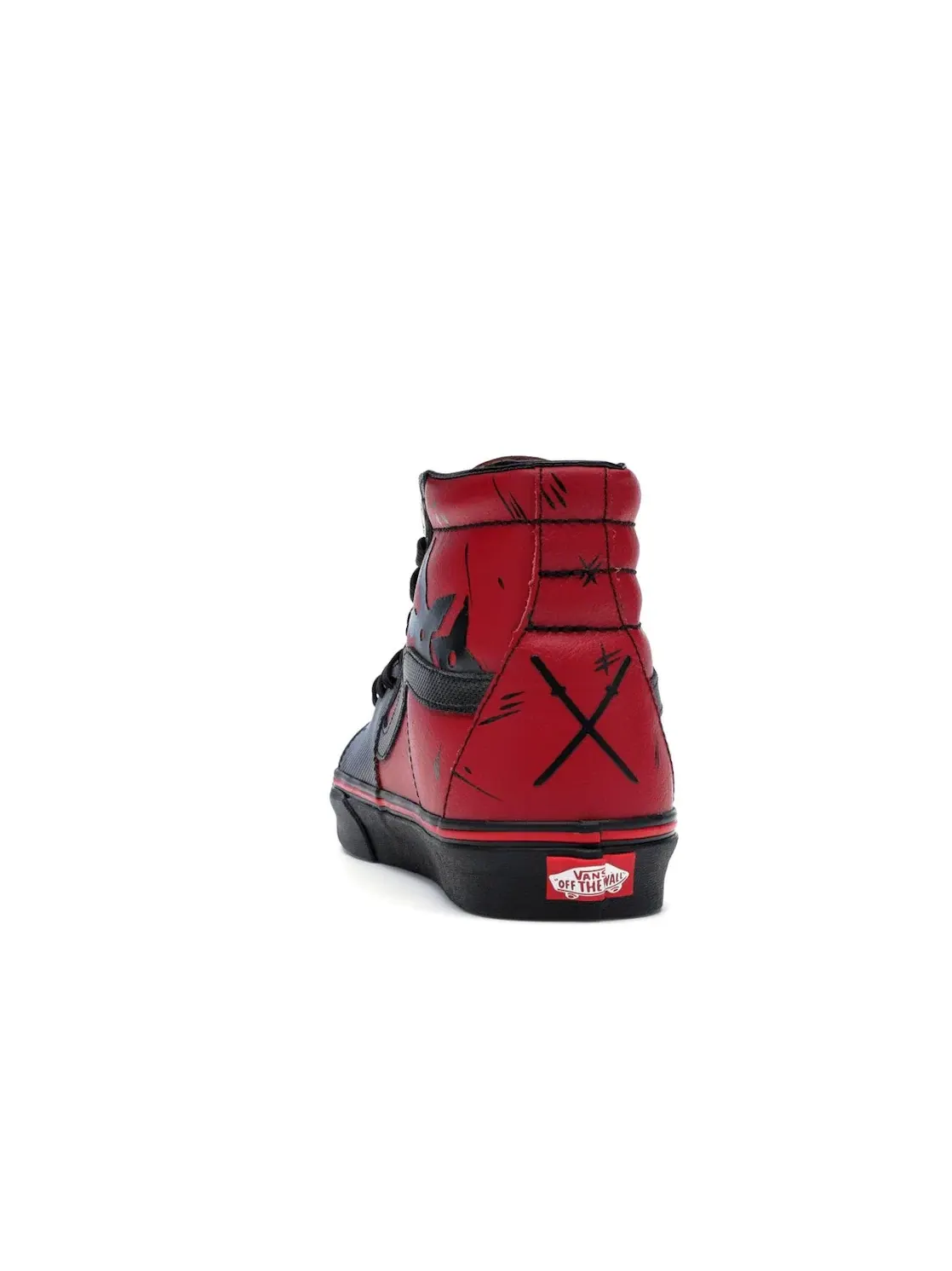 Мужские кроссовки с высоким верхом Vans Sk8-Hi Vans — изображение 4 из 4, красный/черный