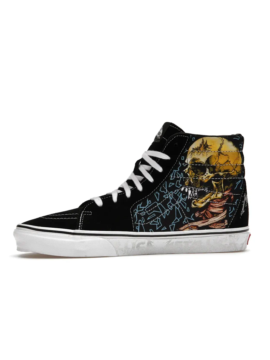 Мужские кроссовки с принтом Vans Sk8-Hi Vans — изображение 3 из 4, черный/белый/мульти