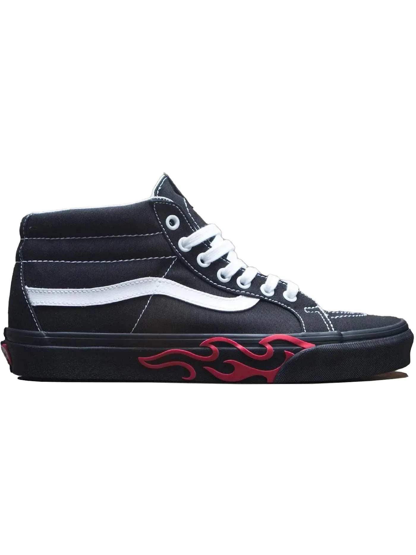 Мужские кроссовки с принтом Vans SK8-Hi Mid Vans — изображение 1 из 1, черный