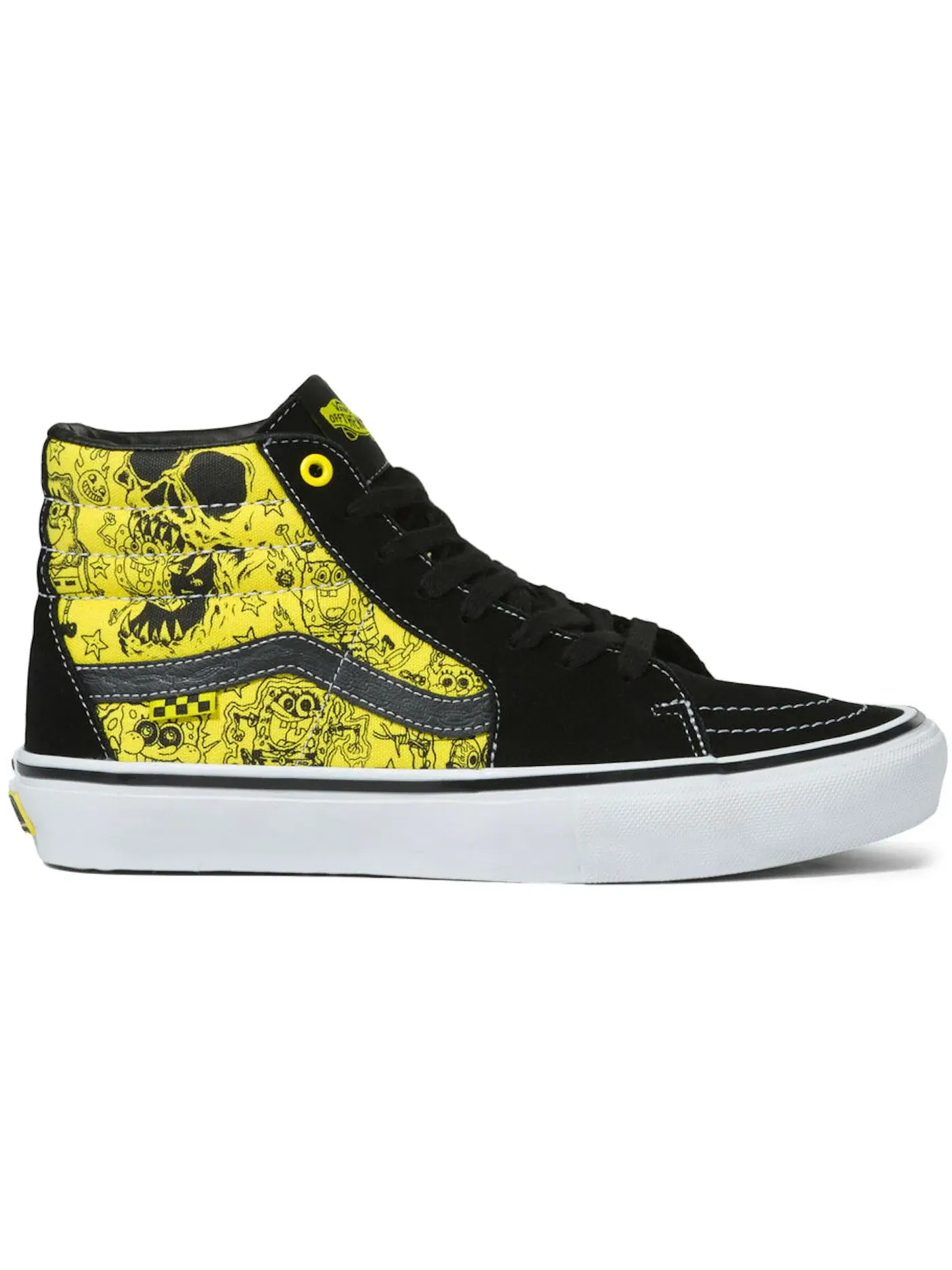 Мужские кроссовки Lifestyle Vans Sk8-Hi — изображение 1 из 1, черный/желтый/белый