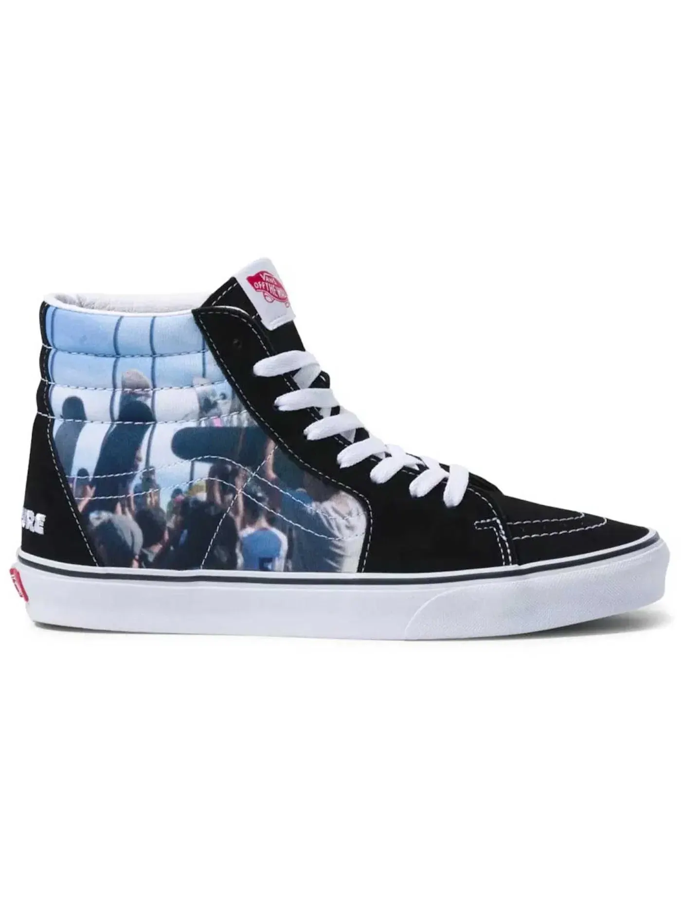 Мужские кеды Lifestyle с принтом Vans Sk8-Hi — изображение 1 из 1, черный