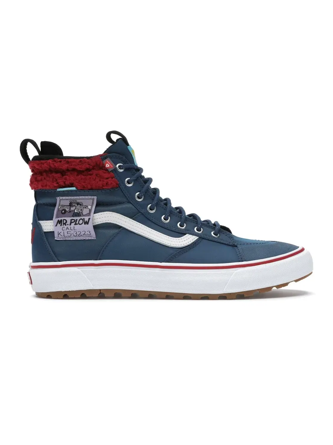 Мужские кроссовки с принтом Vans Sk8-Hi MTE 2.0 The Simpsons Mr. Plow Vans — изображение 1 из 4, синий/белый-красный