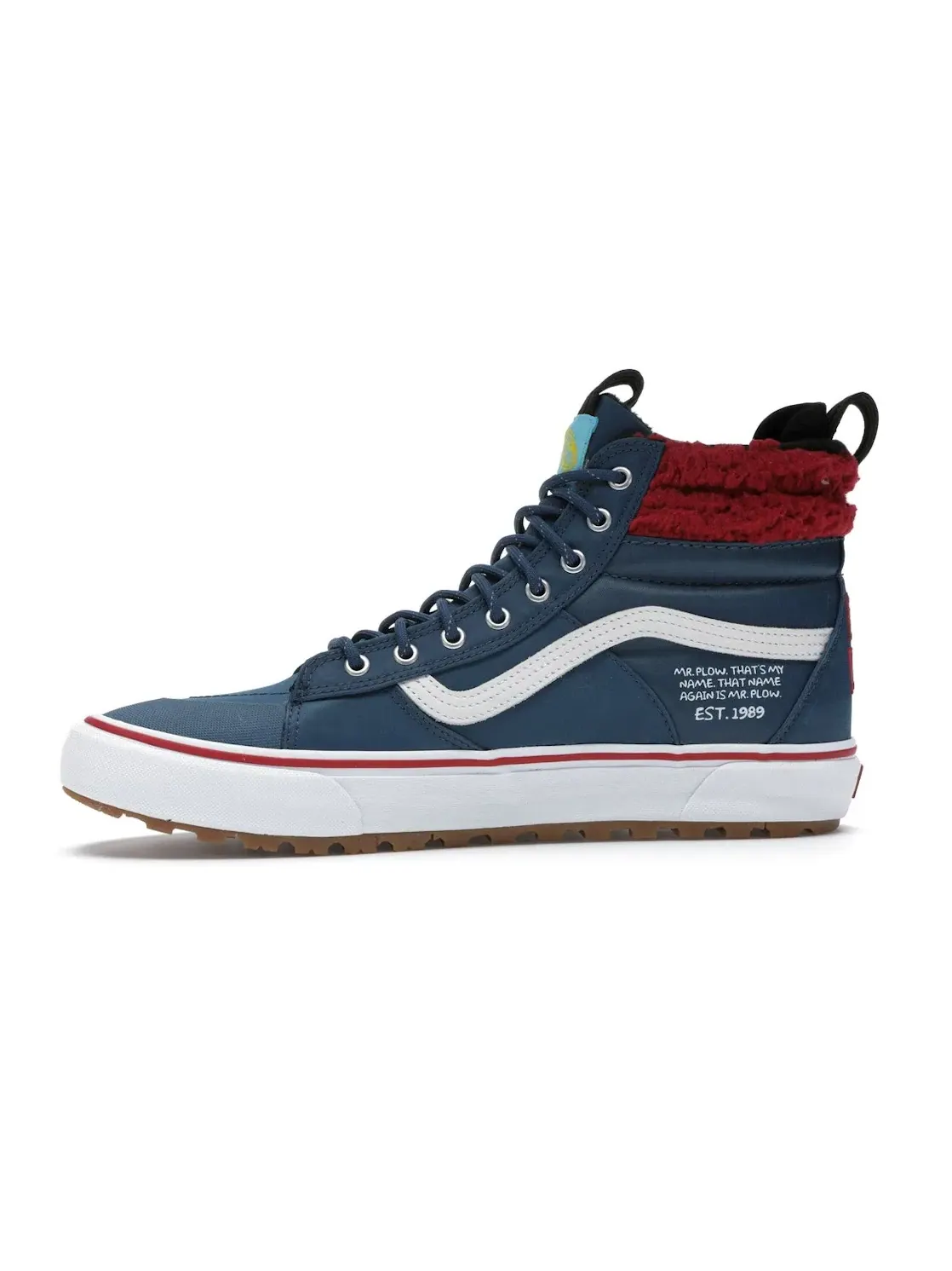 Мужские кроссовки с принтом Vans Sk8-Hi MTE 2.0 The Simpsons Mr. Plow Vans — изображение 3 из 4, синий/белый-красный
