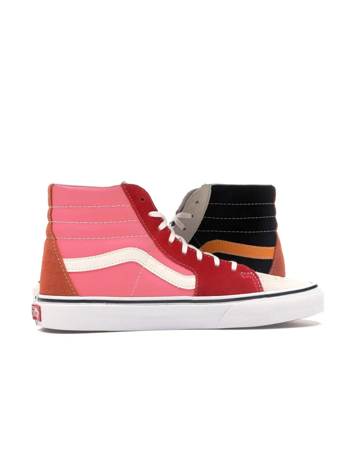Мужские кроссовки с патчворком Vans Sk8-Hi Patchwork — изображение 3 из 4, мульти/белый