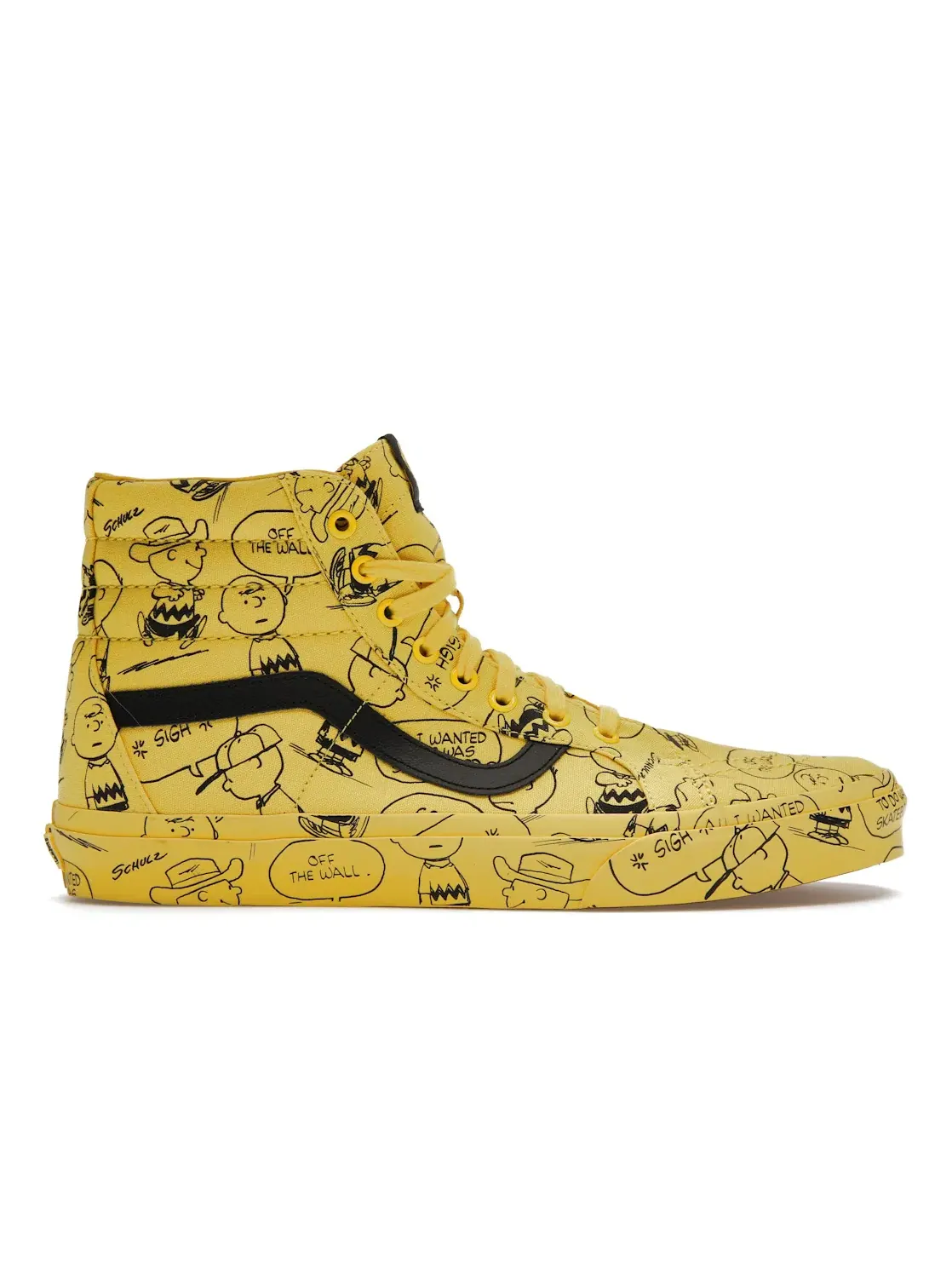 Мужские кроссовки с высоким верхом Vans Sk8-Hi — изображение 1 из 4, желтый/черный