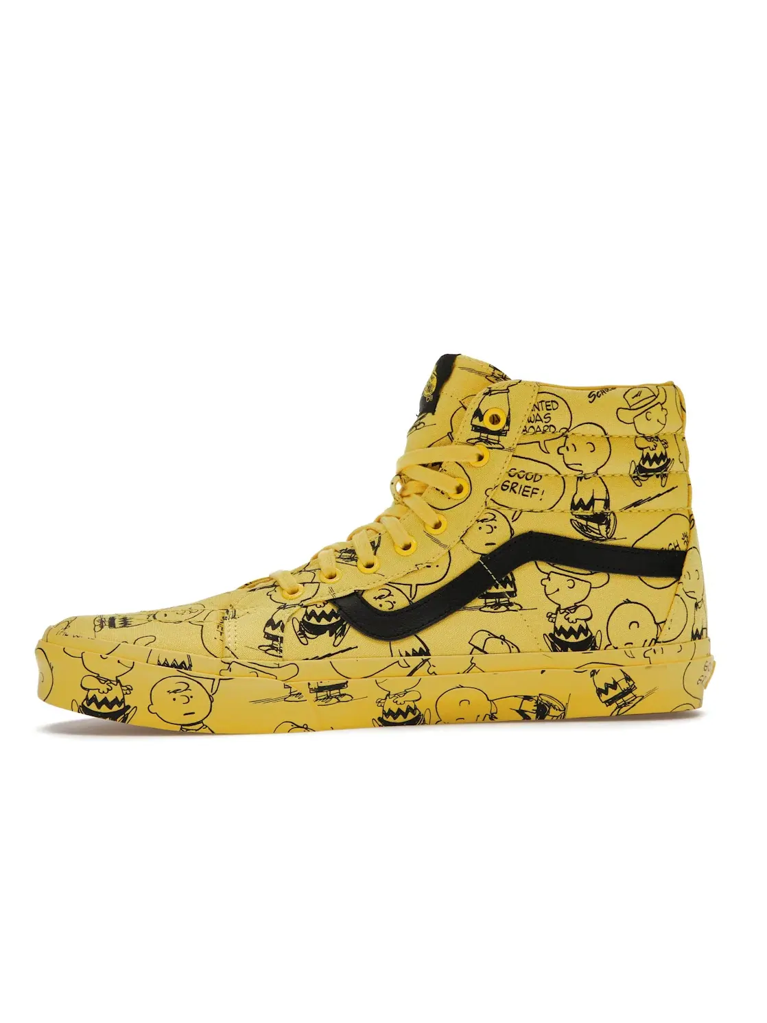 Мужские кроссовки с высоким верхом Vans Sk8-Hi — изображение 3 из 4, желтый/черный
