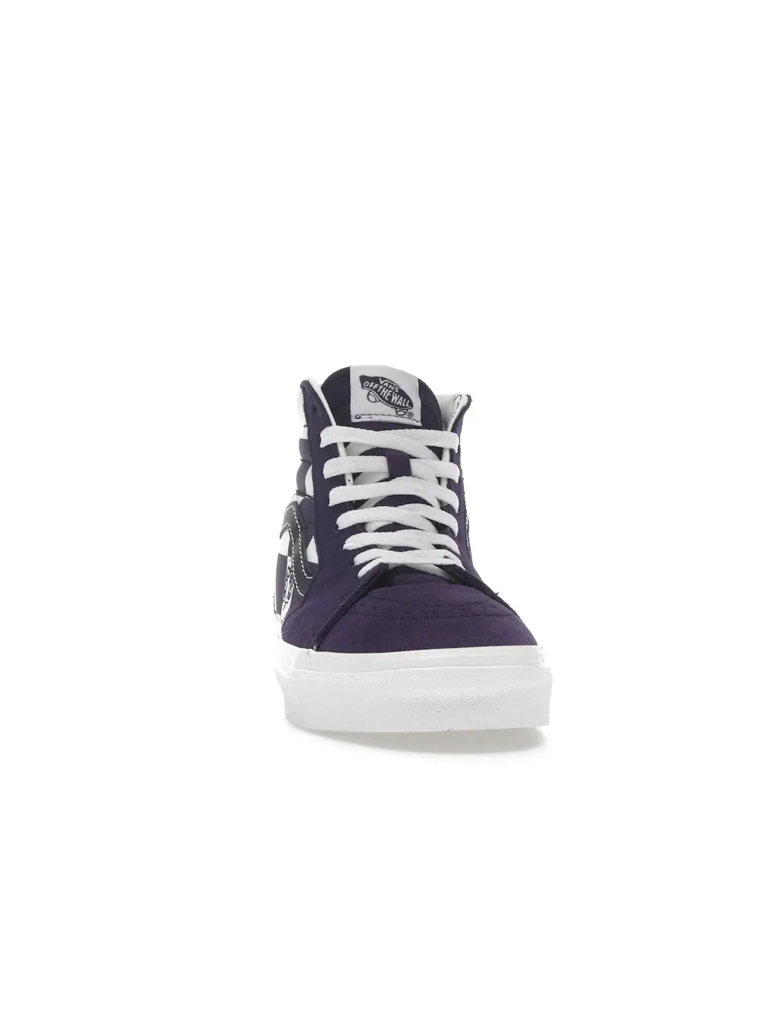Женские кроссовки высокие с принтом Vans Sk8-Hi — изображение 2 из 4, фиолетовый/белый/черный
