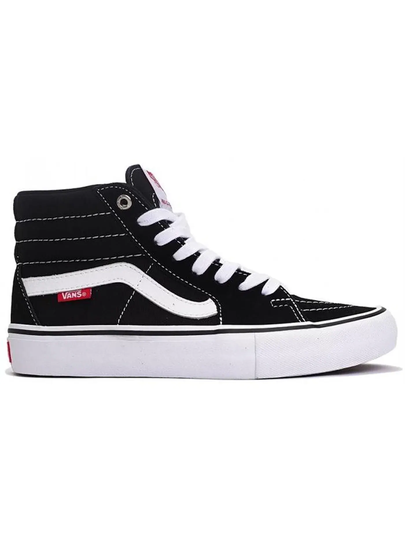 Мужские кроссовки высокие Vans Sk8-Hi Pro — изображение 1 из 1, черный/белый