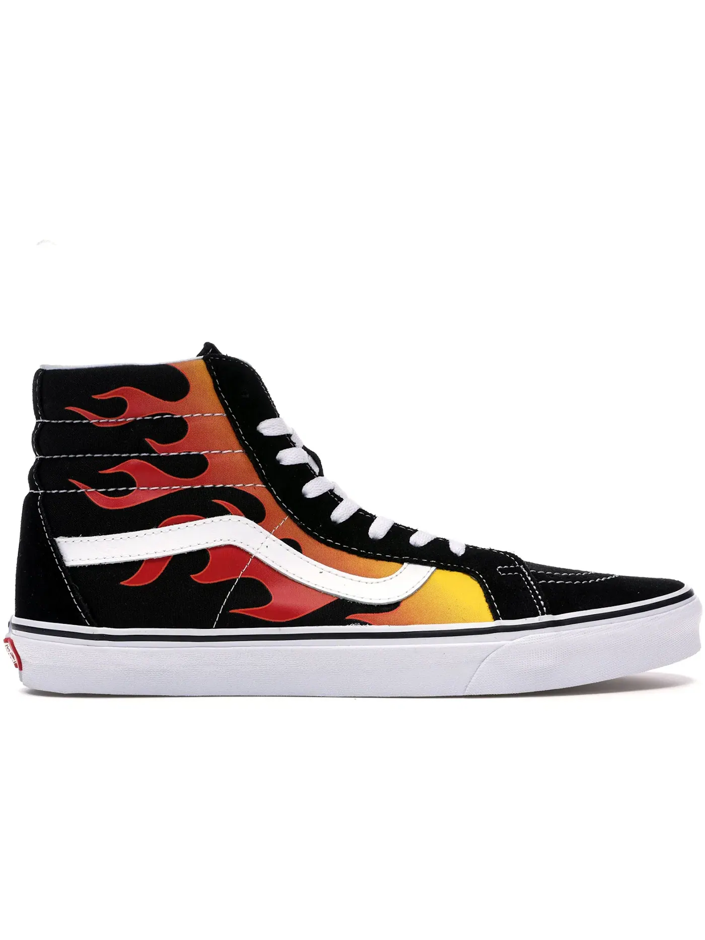 Мужские кеды с принтом Vans Sk8-Hi Re-Issue — изображение 1 из 1, черный белый