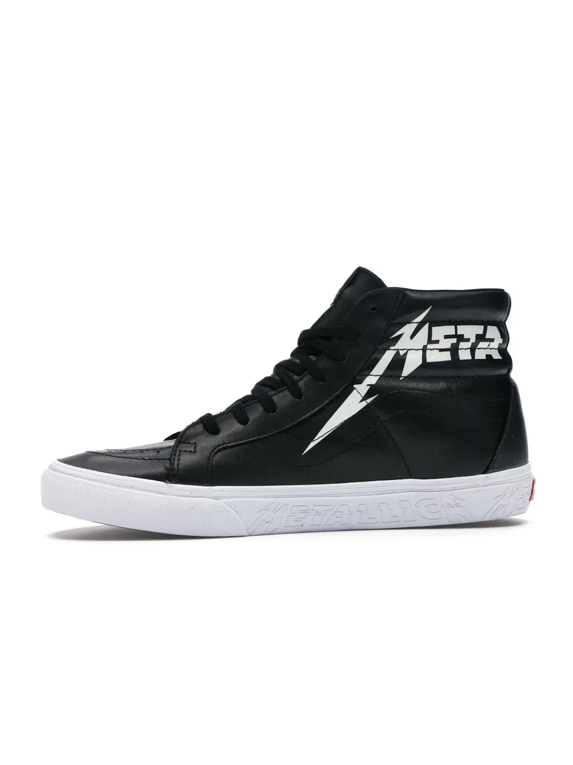 Мужские кроссовки Lifestyle Vans Sk8-Hi Re-Issue Metallica — изображение 3 из 4, черный/белый